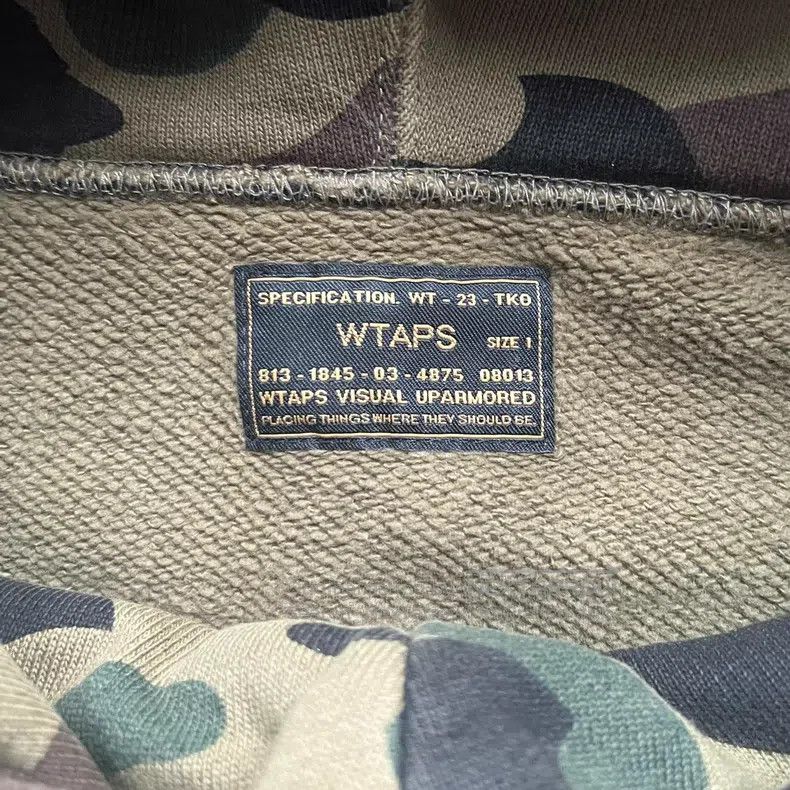 Wtaps Wtaps Camouflage hooded sweatshirt Size US S / EU 44-46 / 1 - 4 Thumbnail