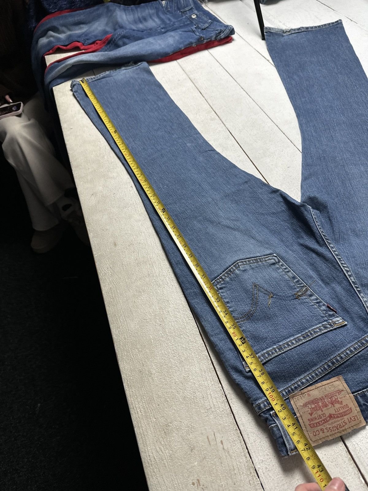Levi's BOOTCUT🚨Vintage 90s Levis Jeans 525 69 Light Wash Denim Size 32" / US 10 / IT 46 - 11 Thumbnail