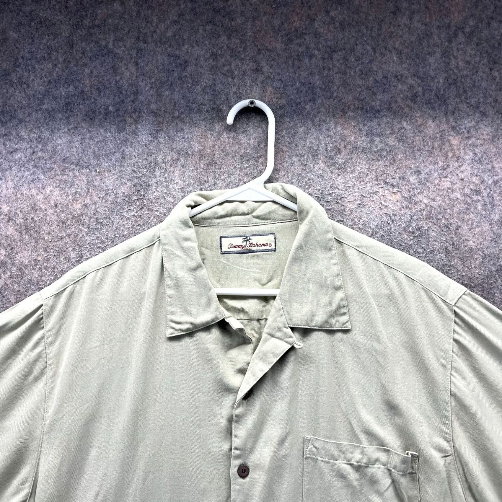 Tommy Bahama Tommy Bahama Shirt Mens Large Green Button-Down Relax All Seasons Casual Office Party Wedding Modern Preppy Mens Size US L / EU 52-54 / 3 - 3 Thumbnail