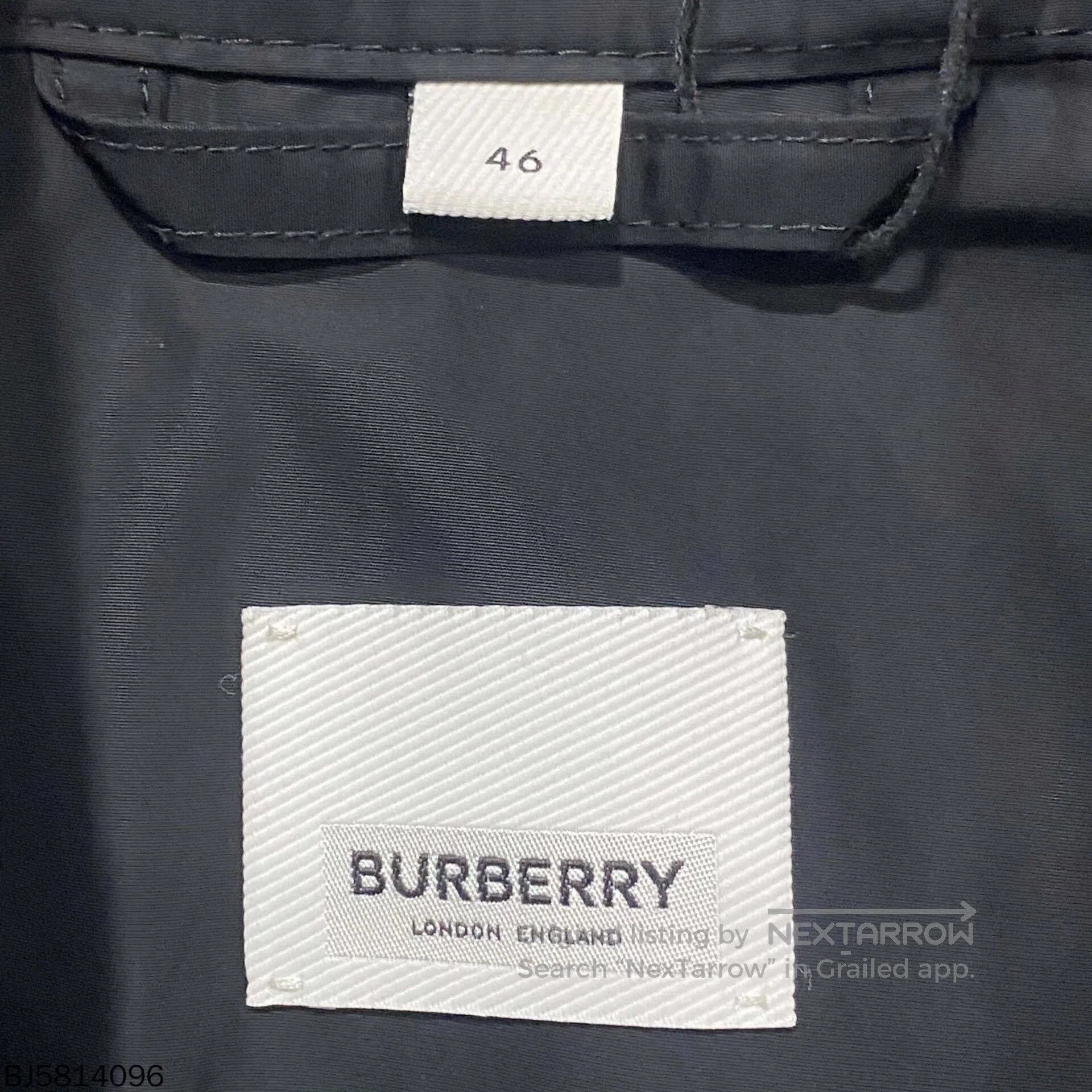 Burberry burberry logo zip-up jacket in black. Size US M / EU 48-50 / 2 - 4 Thumbnail