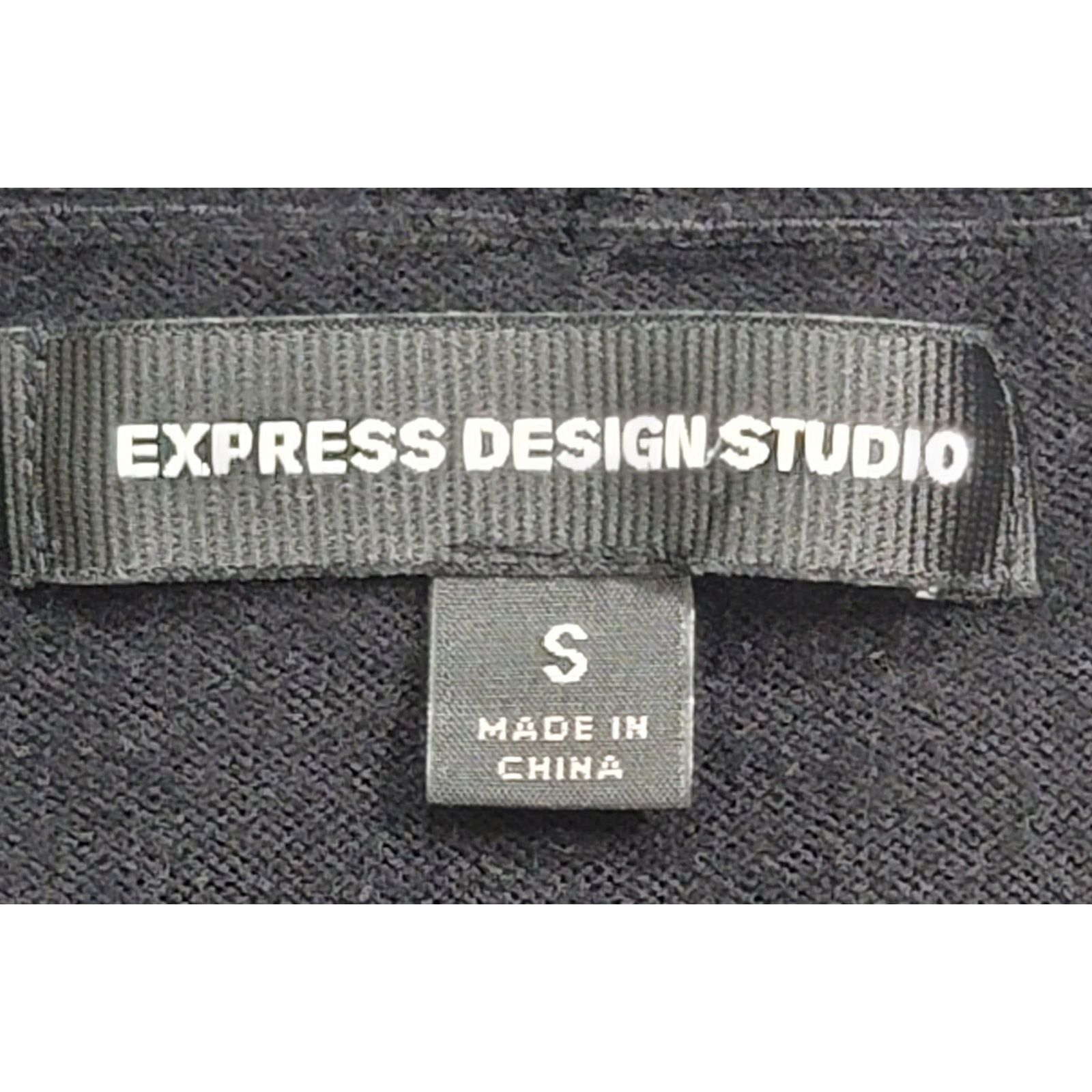 Other Express Design Studio Black Cowl Neck Capped Sleeves Top S Size S / US 4 / IT 40 - 3 Thumbnail
