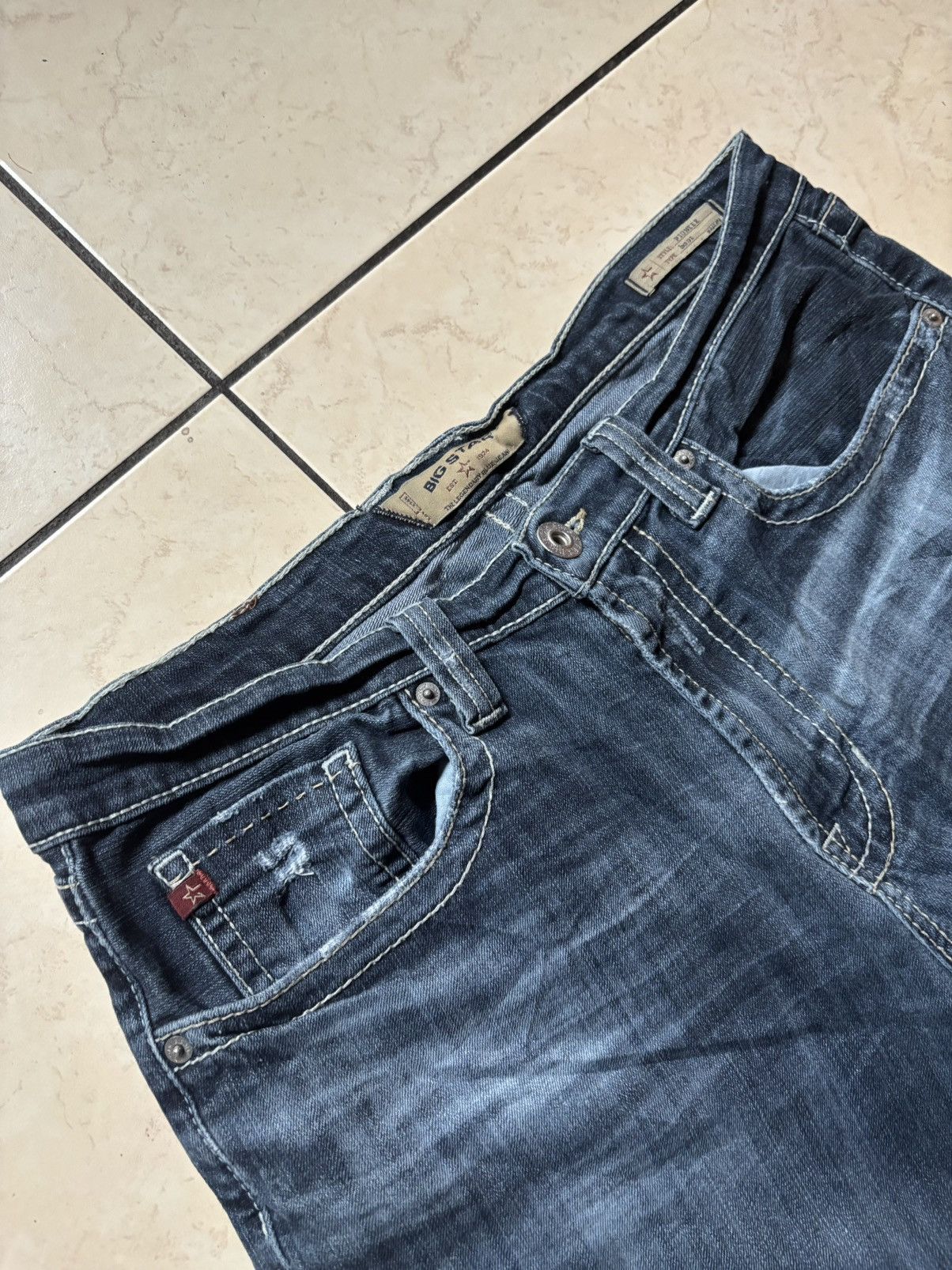 Big Star Big Star Denim Bootcut Jeans Size US 34 / EU 50 - 2 Thumbnail