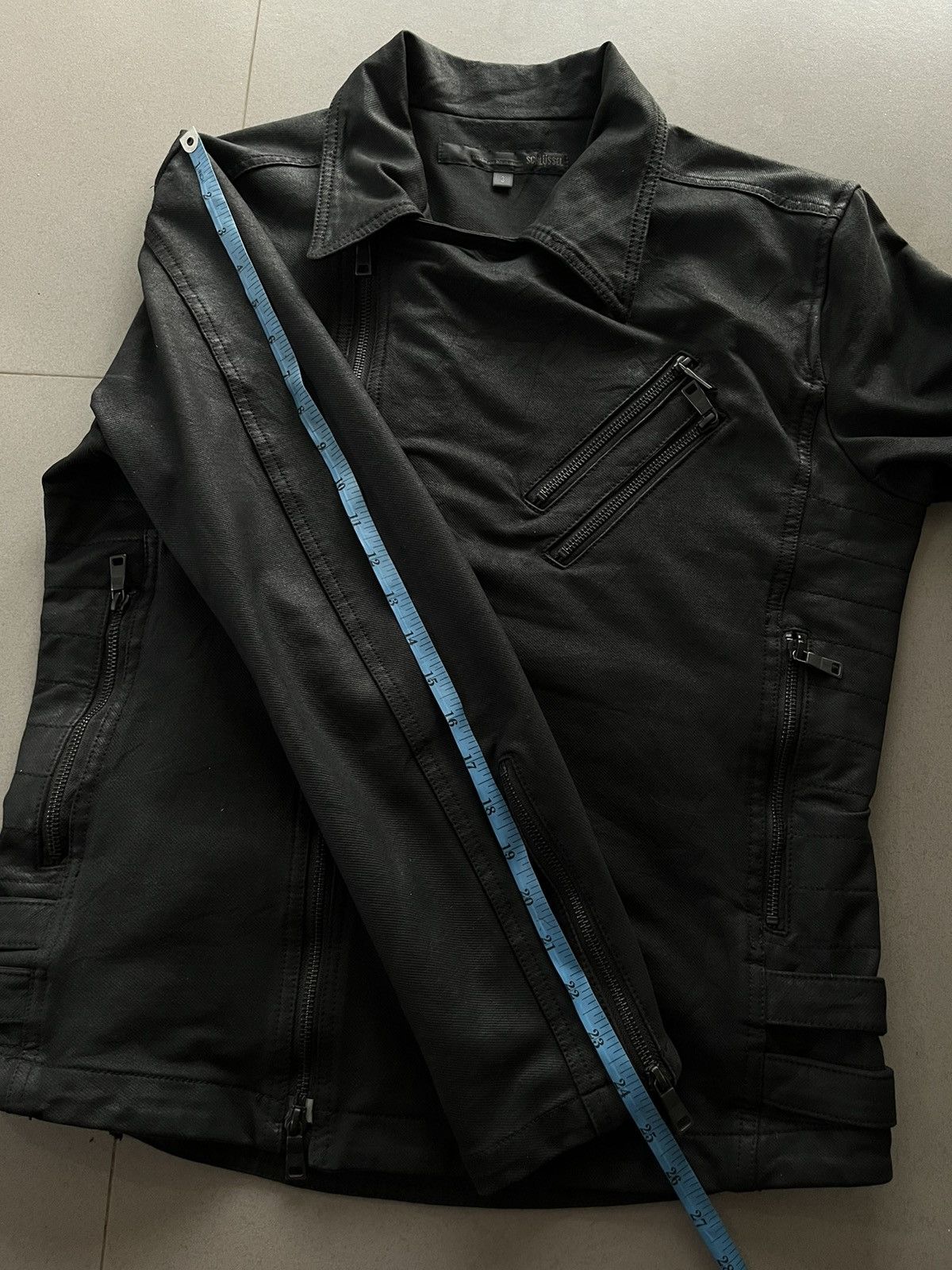 KMRii JAPANESE SCHLUSSEL WAXED BIKERS RAMONES JACKET PUNK VKEI Size US M / EU 48-50 / 2 - 17 Thumbnail