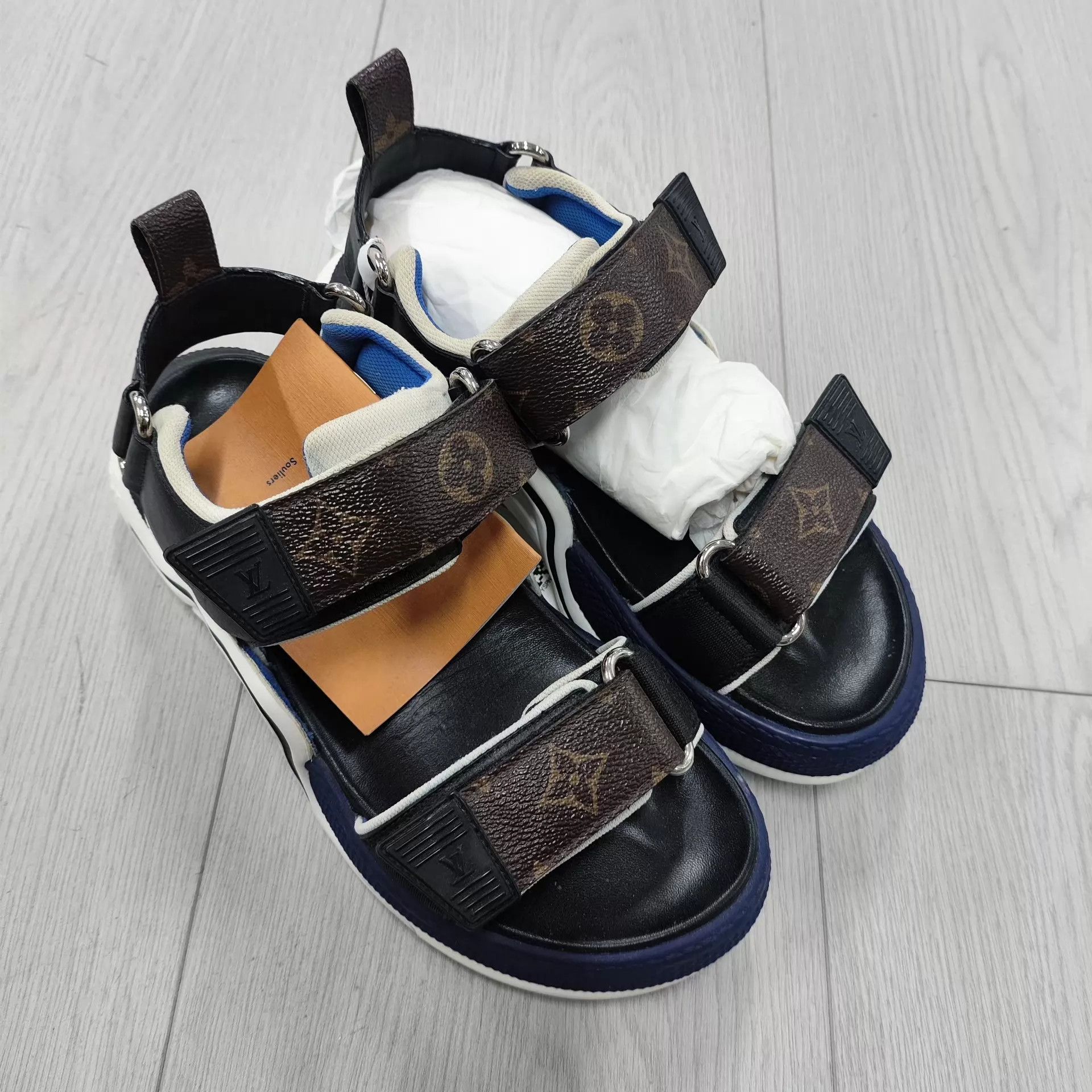 Louis Vuitton LV Monogram Women's Sandals 37 EU Size US 6.5 / IT 36.5 - 1 Thumbnail
