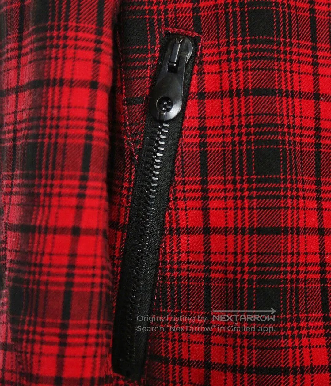 Mastermind Japan Red Plaid Jacket with Faux Fur Collar - Size S. Size US S / EU 44-46 / 1 - 8 Thumbnail