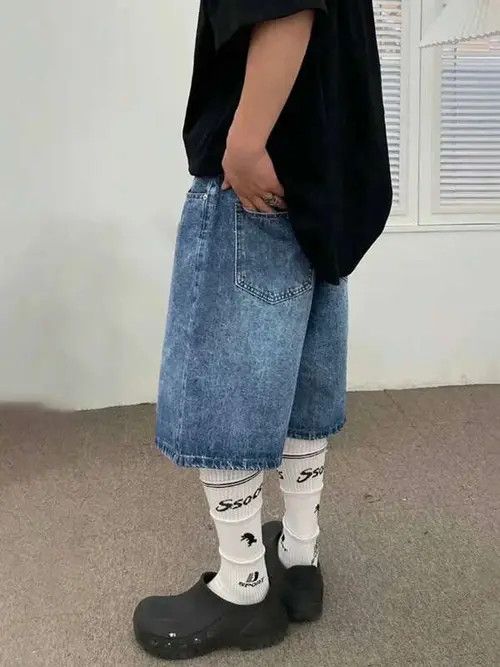 Jean DENIM Jorts shorts jeans vintage Y2k Size US 31 - 2 Thumbnail