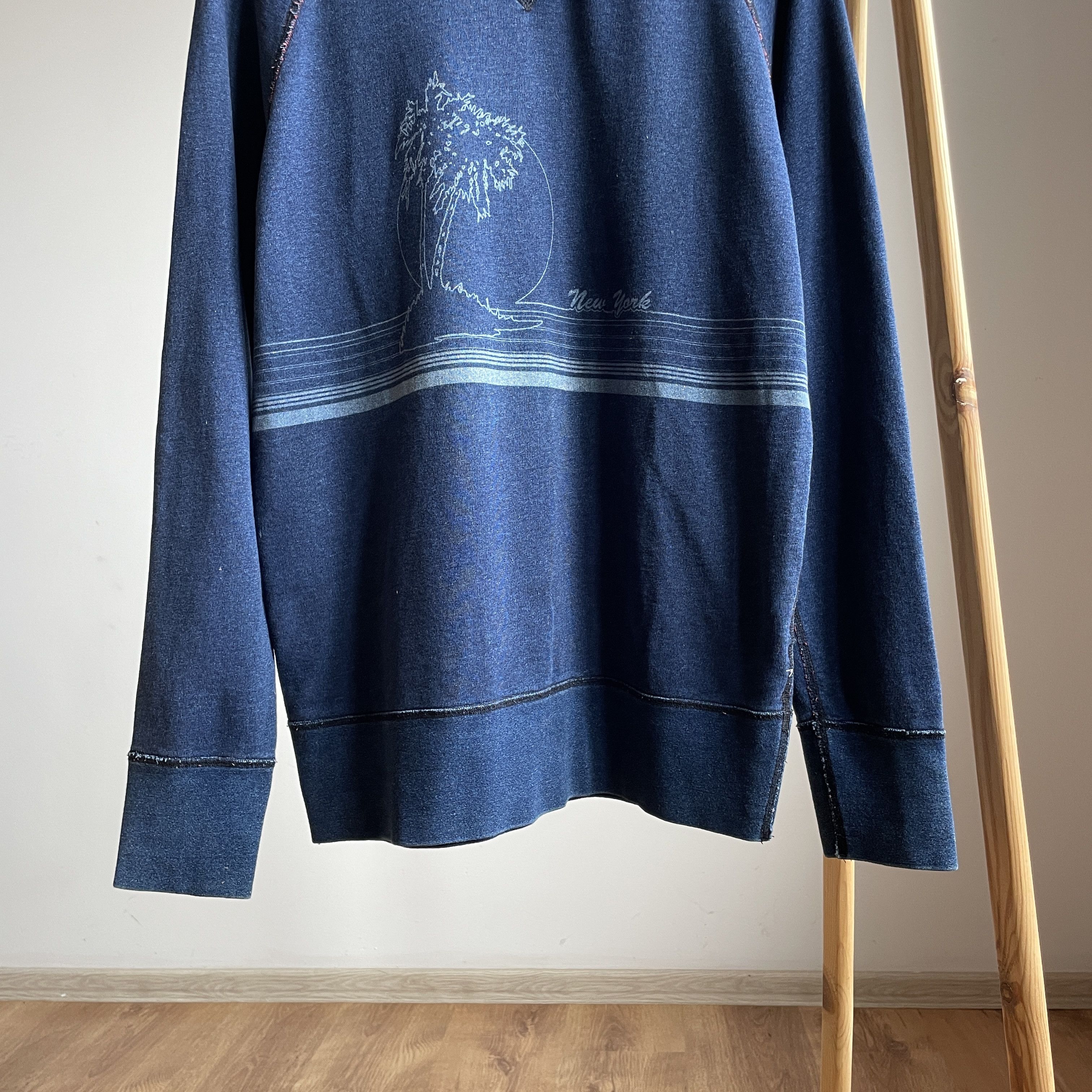 Rag & Bone Rag & Bone Vacation Indigo Sweatshirt Size S Size US S / EU 44-46 / 1 - 5 Thumbnail
