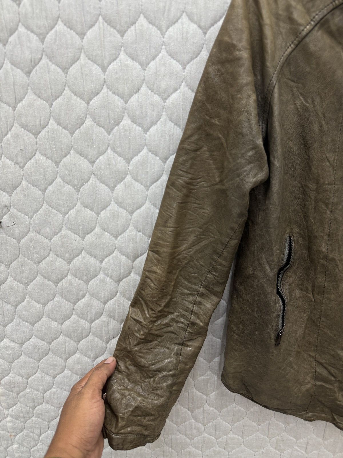 Giorgio Brato 💥🔥💥STEALS GIORGIO BRATO ORGANIC EDITION LEATHER GHOST JACKET Size S / US 4 / IT 40 - 16 Thumbnail