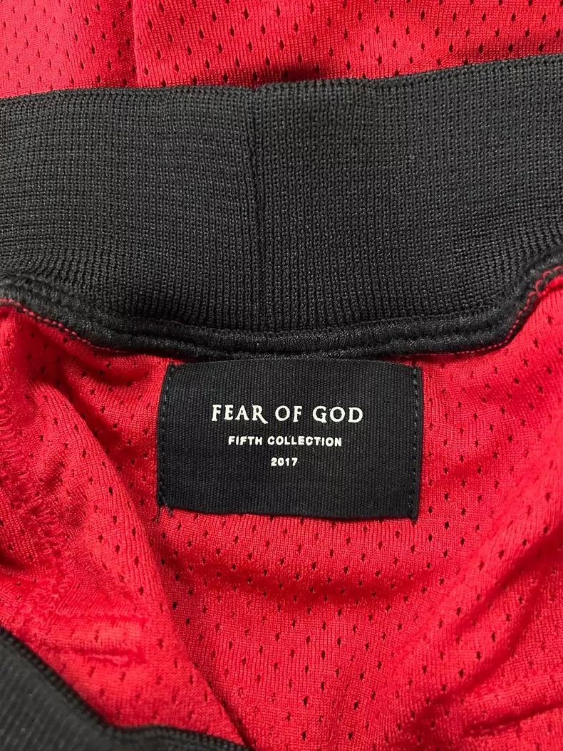 Fear of God Fear of God Red mesh men's shorts Size US 30 / EU 46 - 7 Thumbnail
