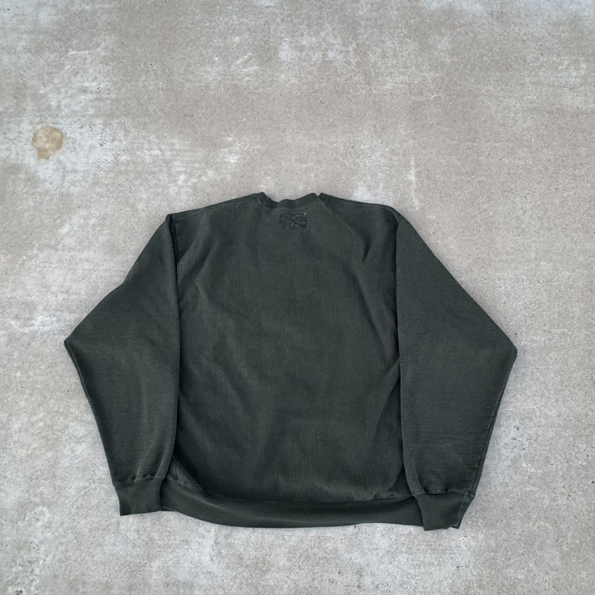 Nike × Stussy Vintage 90s Earth Tone Green Michigan State Crewneck Boxy XL Size US XL / EU 56 / 4 - 8 Thumbnail