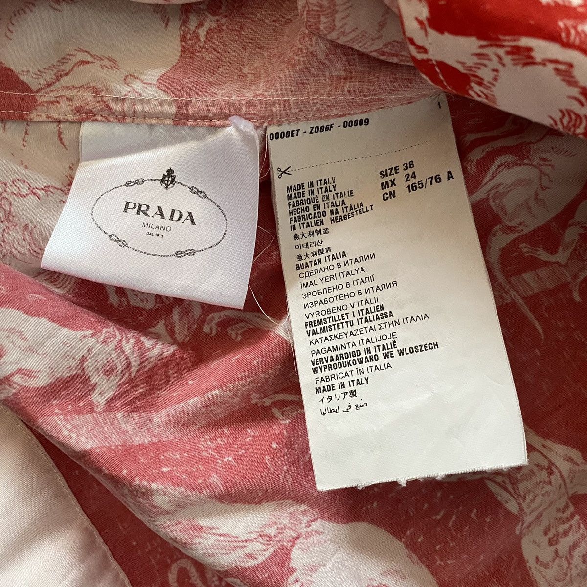 Prada Prada christophe chemin survival utopia shirt Size US XS / EU 42 / 0 - 5 Thumbnail