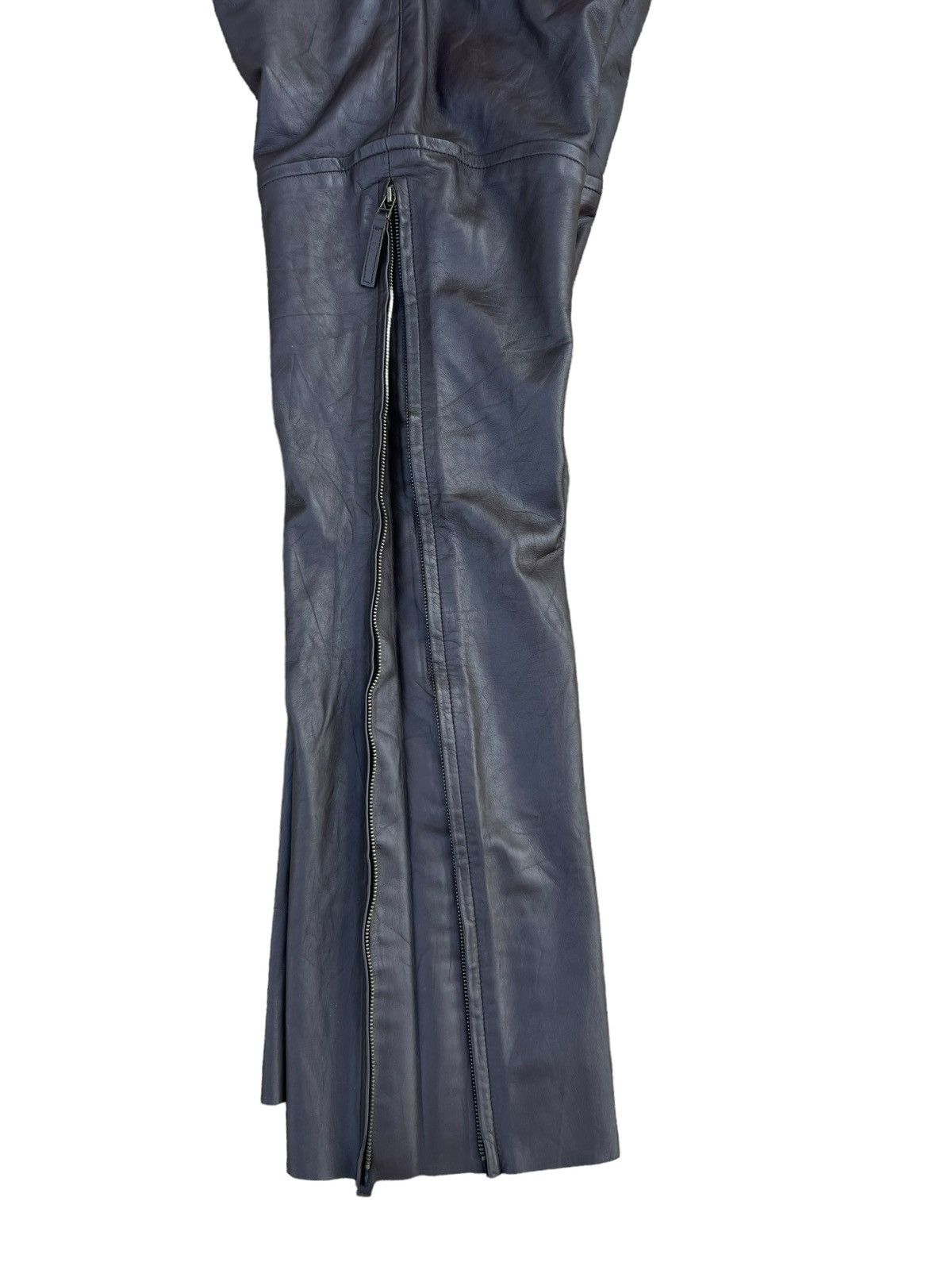 Jean Paul Gaultier Jean Paul Gaultier Homme Side Zippers Leather Pant Size US 30 / EU 46 - 4 Thumbnail