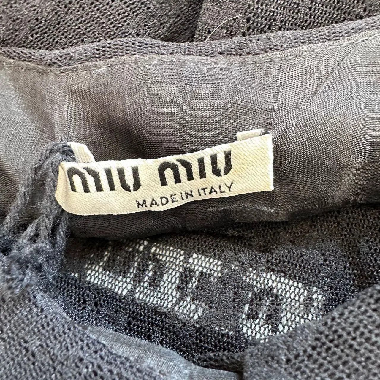 Miu Miu miu miu sheer lace button-up shirt. Size US M / EU 48-50 / 2 - 3 Thumbnail