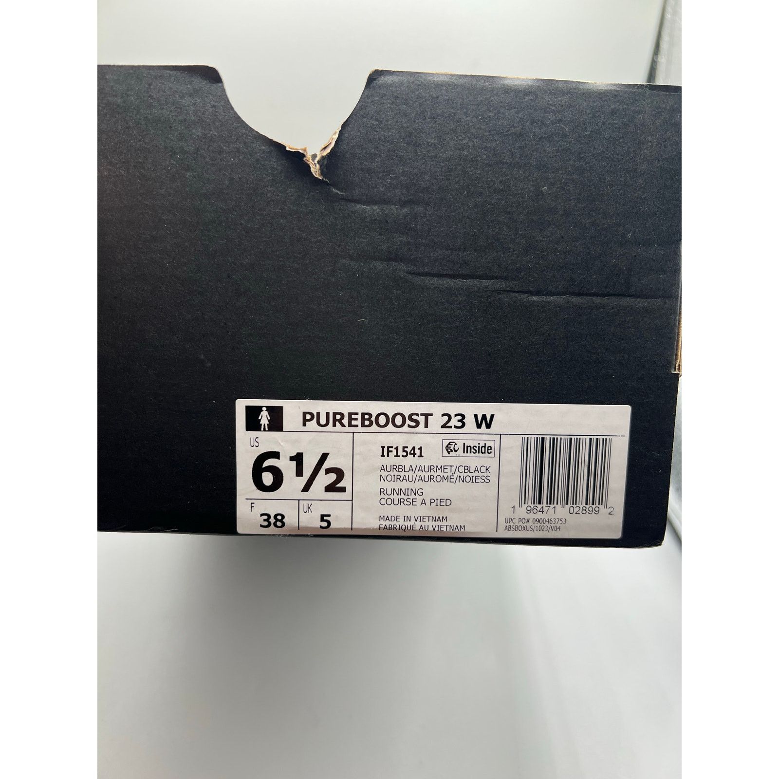 Adidas Adidas Pureboost 23 “Aurora Black” size 6.5 women’s Size US 6.5 / IT 36.5 - 9 Thumbnail