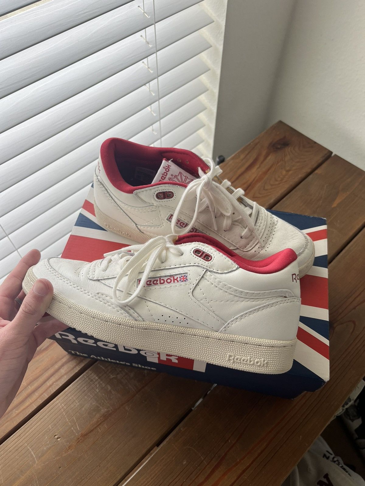 Palace × Reebok PALACE REEBOK CLUB C MID II REVENGE | Grailed