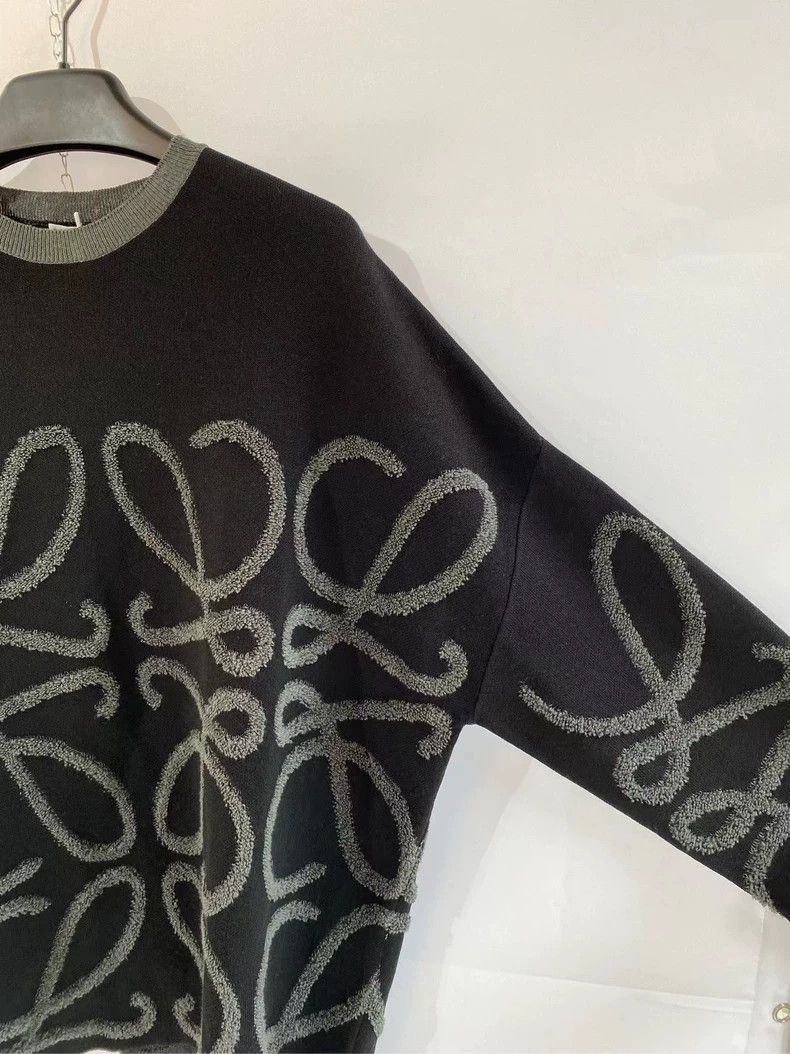 Loewe LOEWE Jacquard embroidered sweater with full print Size L / US 10 / IT 46 - 4 Thumbnail