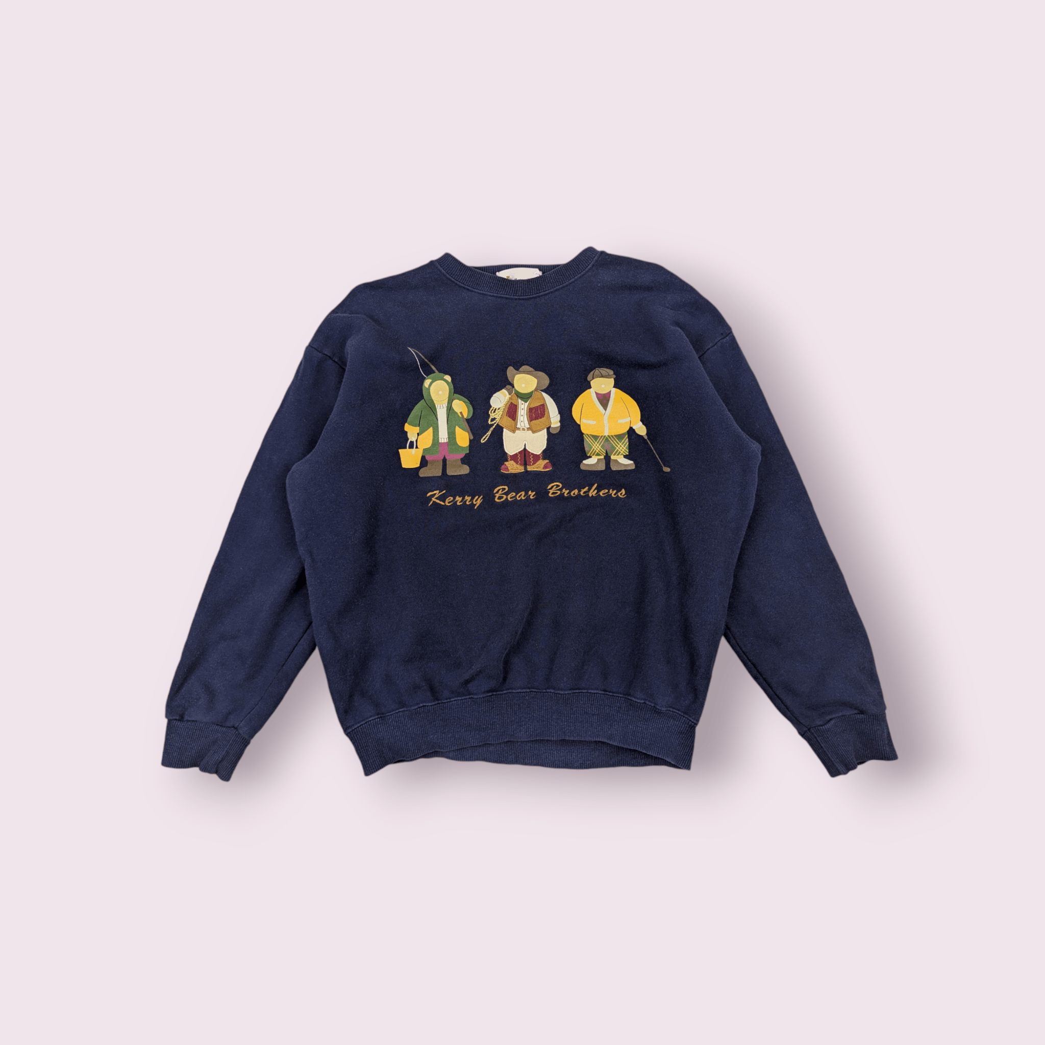 Japanese Brand Vintage Japan KERRY BEAR Brothers Hunting Fishing Sweatshirt Size L / US 10 / IT 46 - 1 Thumbnail