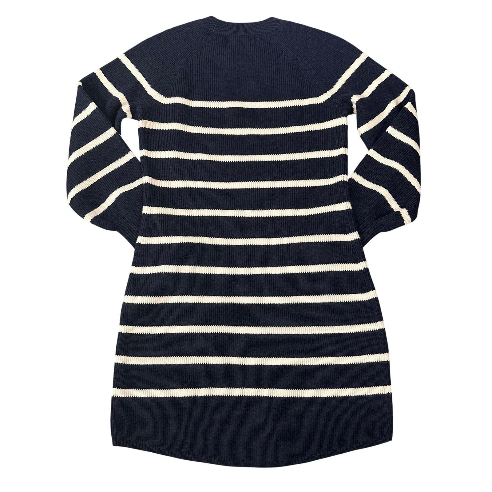 INTERMIX Intermix Nimah Striped Merino Wool Sweater Dress Size XS / US 0-2 / IT 36-38 - 3 Thumbnail