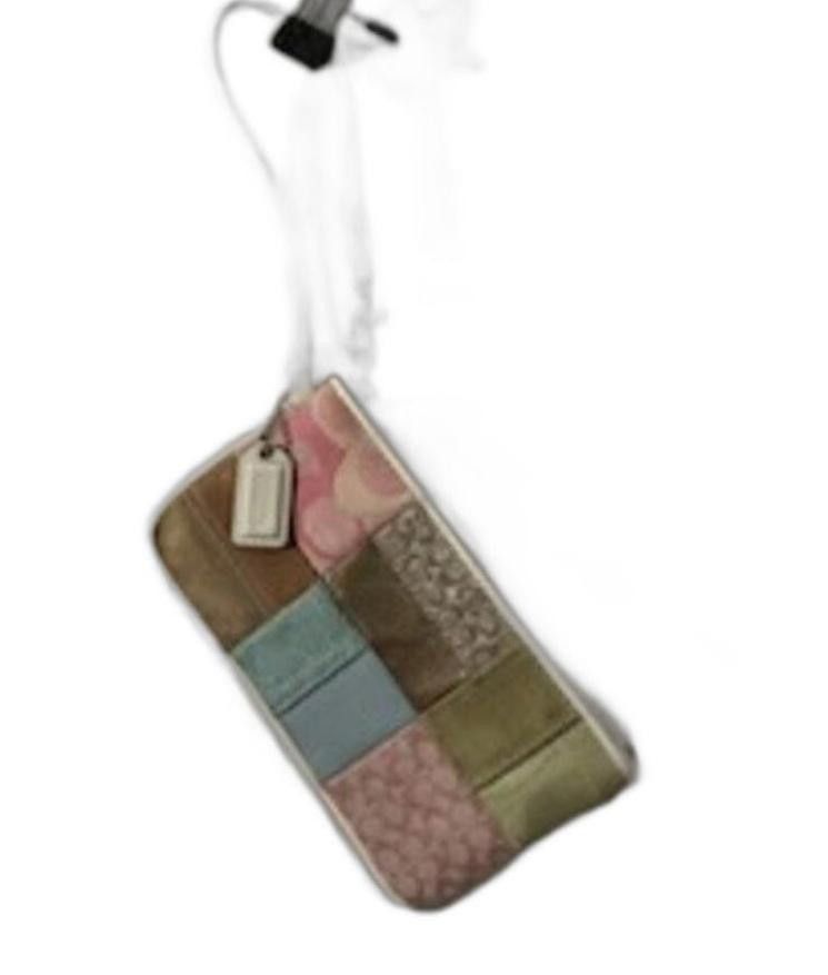 Coach Rare Coach Spring Patchwork Suede & Leather Wristlet Size ONE SIZE - 1 Thumbnail