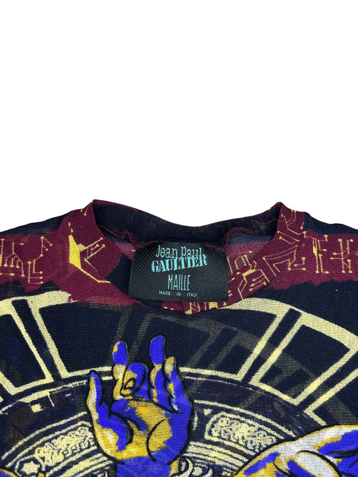 Jean Paul Gaultier F/W 95 Cyber Mesh Top Size XL / US 12-14 / IT 48-50 - 3 Thumbnail