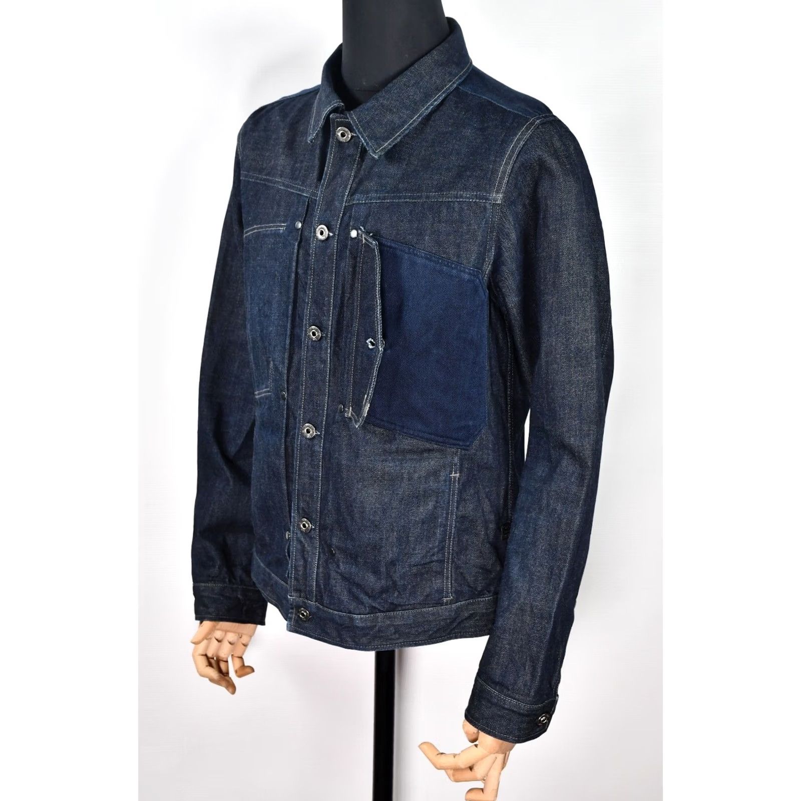 G-Star G-Star Scutar Slim Jacket L denim blue 100% Cotton Regular Mens Jacket Slim Fit Size US L / EU 52-54 / 3 - 3 Thumbnail