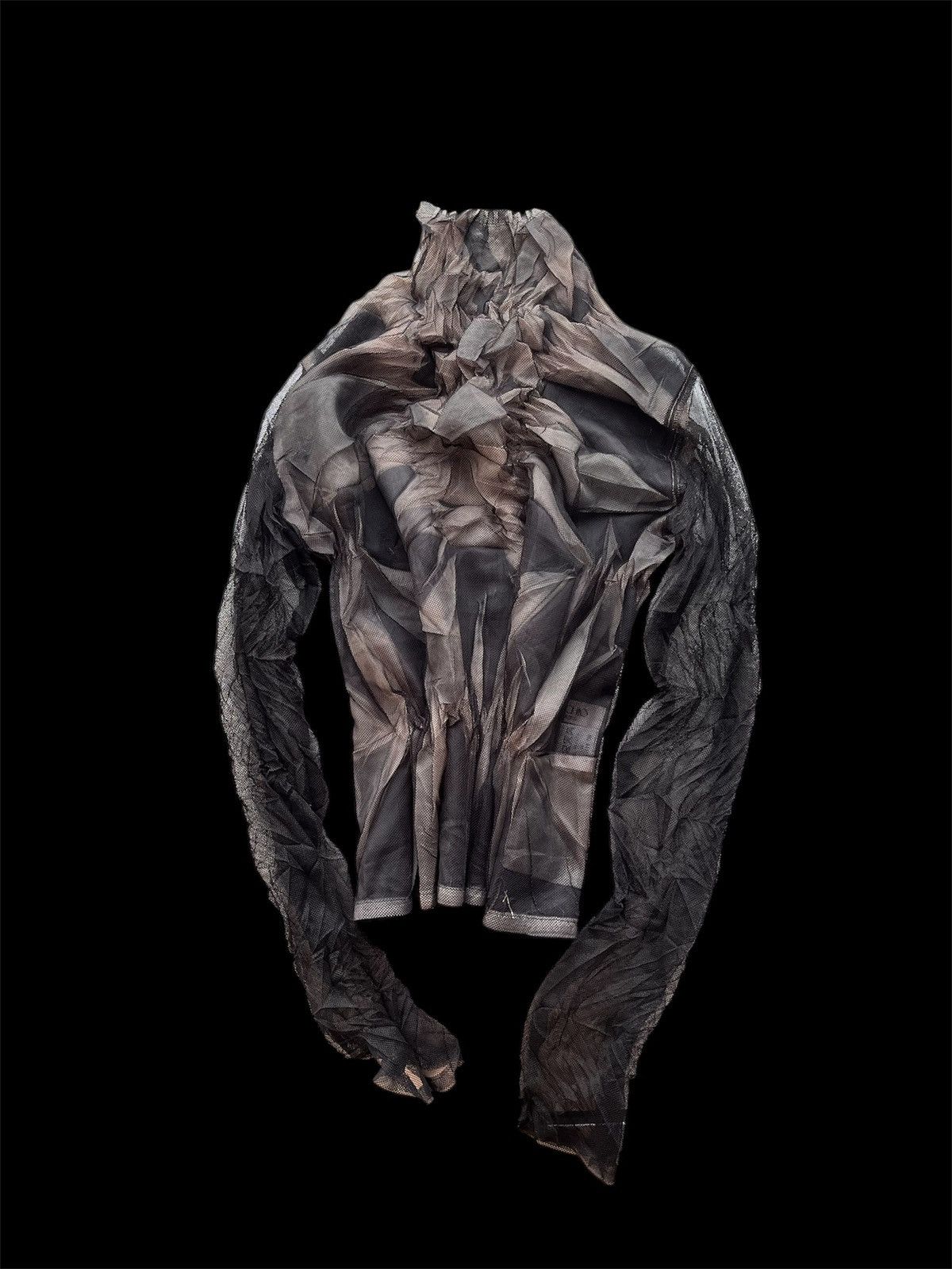Jean Paul Gaultier Tie dye mesh top by specchio pleats made in Japan Size S / US 4 / IT 40 - 1 Thumbnail