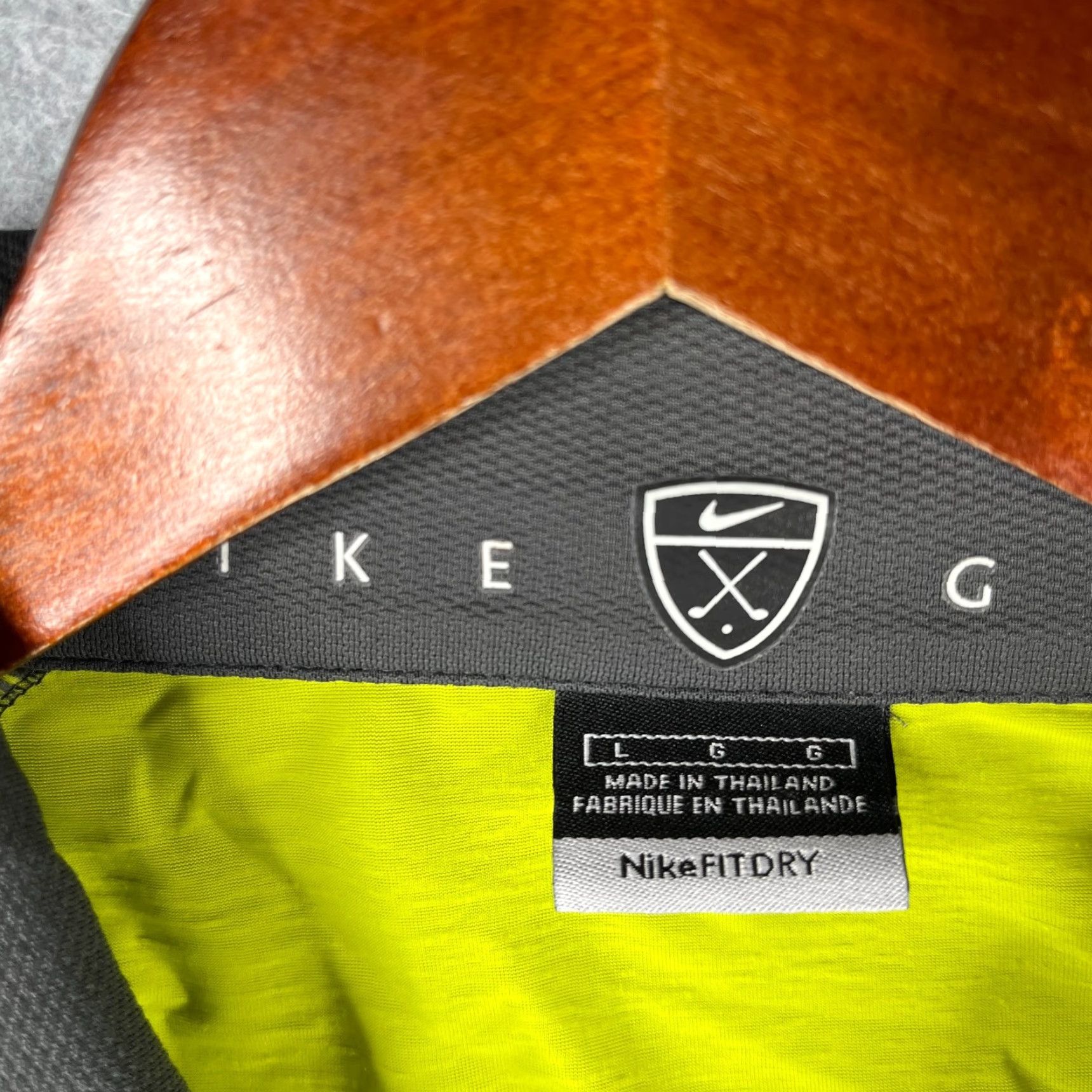 Nike Nike Golf Polo Shirt L Men Gray Orange 1/4 Zip Lightweight Fit Dry Logo Sports) Size US L / EU 52-54 / 3 - 5 Thumbnail