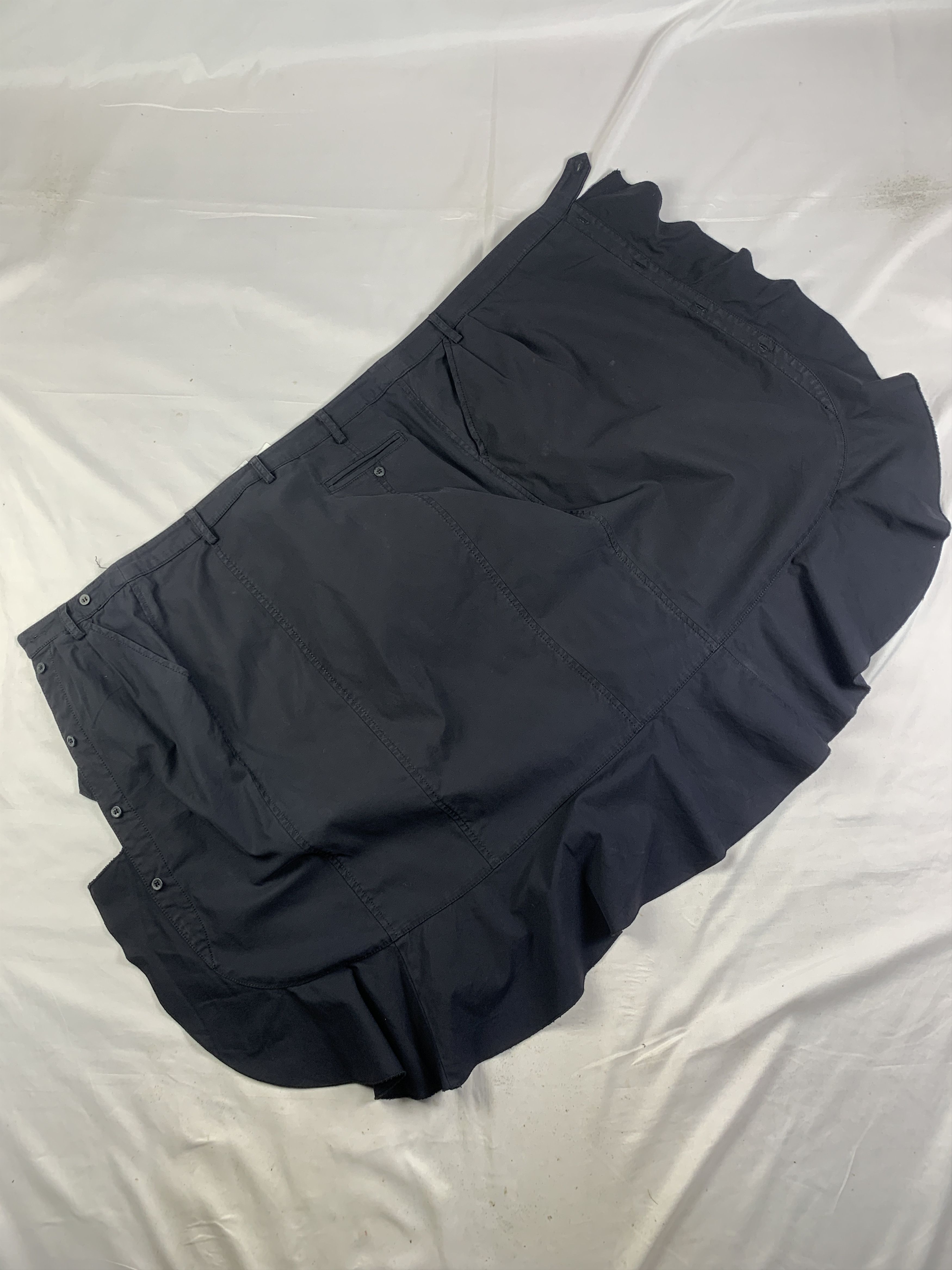 Sportmax 2000s SPORTMAX Asymmetrical Ruffle Wrapped Skirt (29) Size 29" - 7 Thumbnail