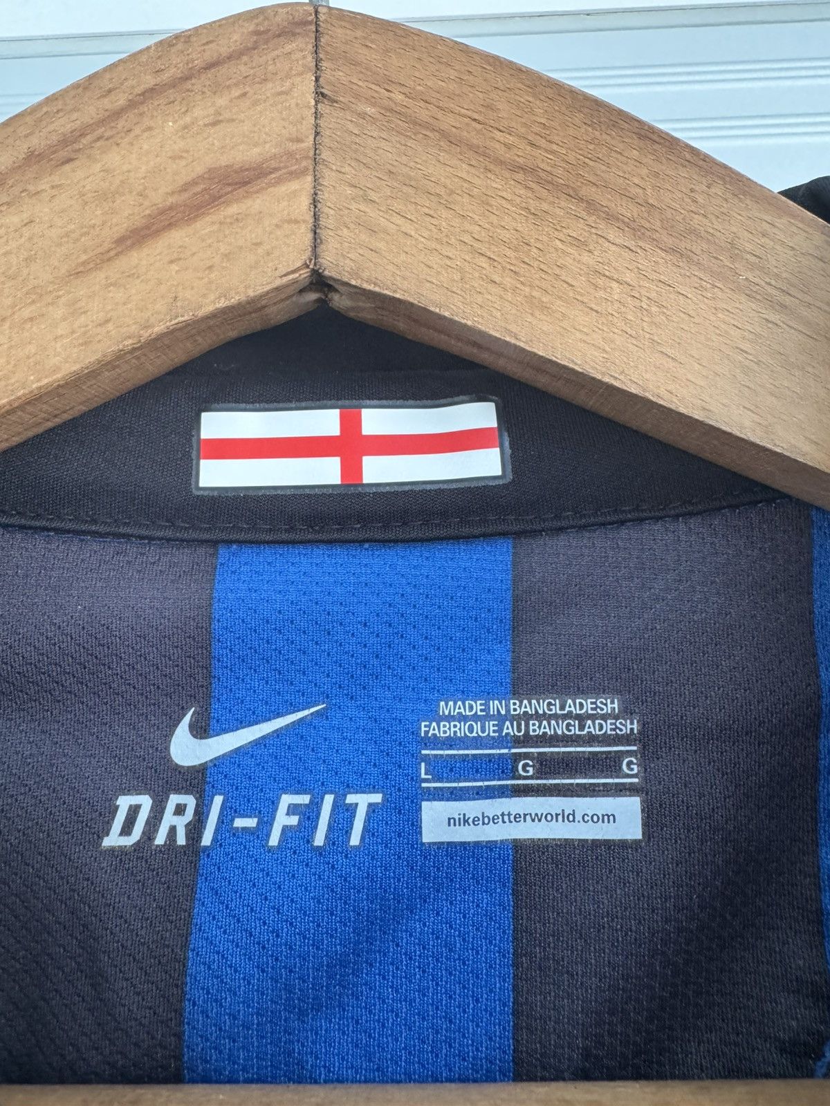 Nike Inter Milan 2011-2012 Home Soccer Jersey Football Kit Shirt Size US L / EU 52-54 / 3 - 13 Thumbnail