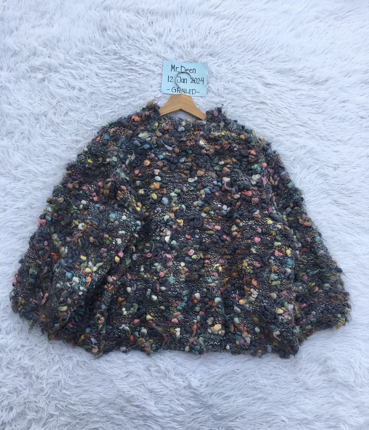 Japanese Brand Rare Vintage Japanese Brand Knitted Wool Jacket Size L / US 10 / IT 46 - 11 Thumbnail