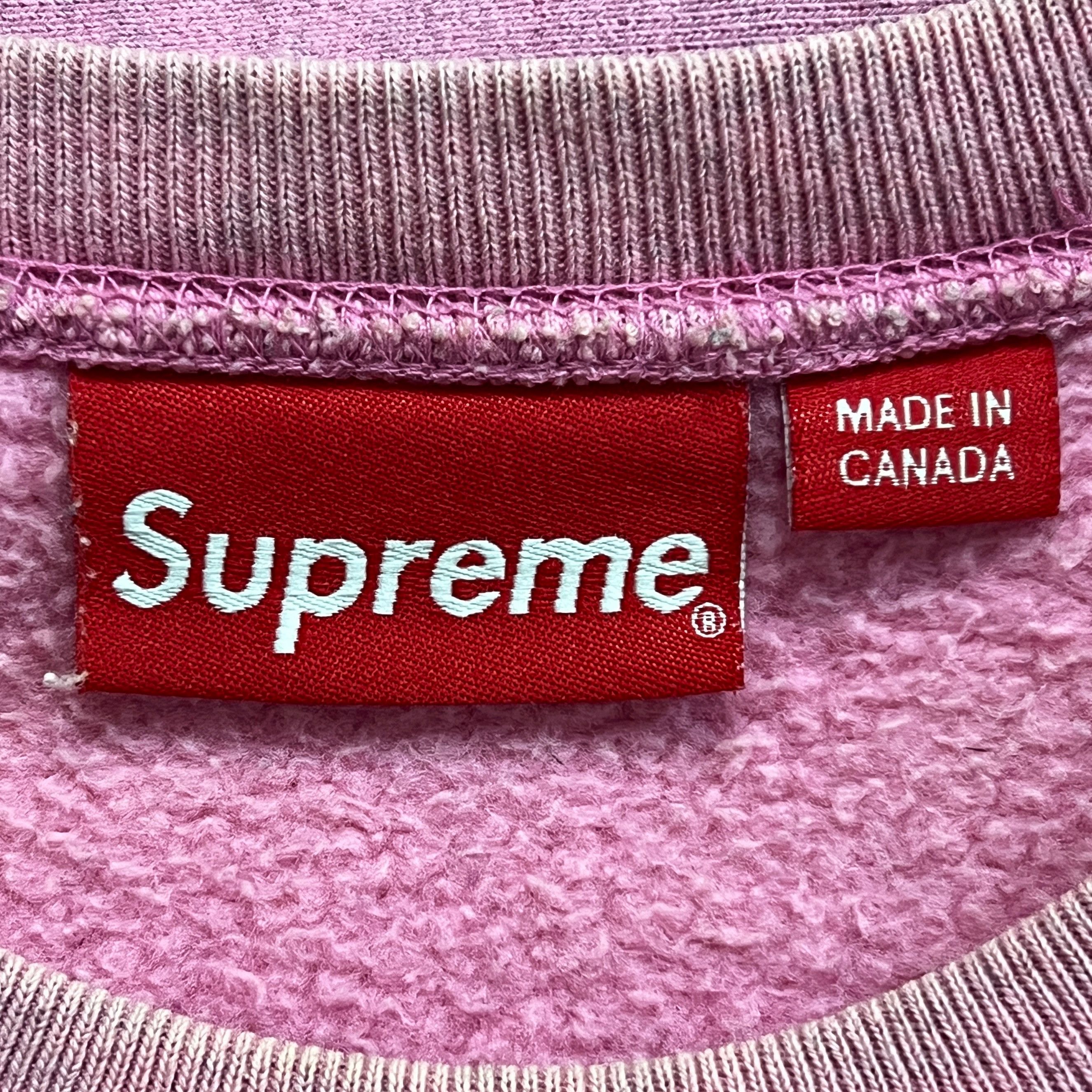 Supreme Supreme 15FW Box Logo CrewNeck Heather Pink Size US L / EU 52-54 / 3 - 5 Thumbnail