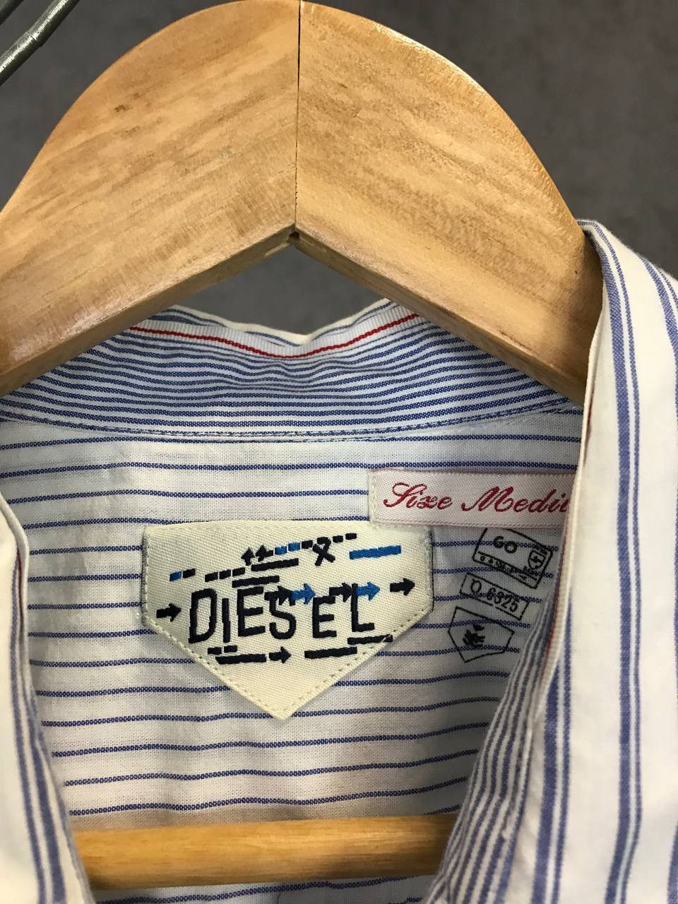 Diesel Diesel vintage designer striped shirt Size US S / EU 44-46 / 1 - 4 Thumbnail