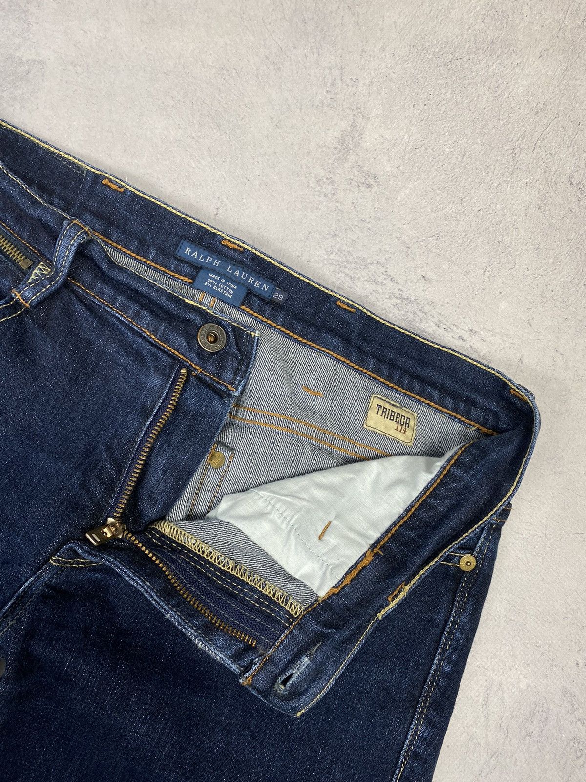 Polo Ralph Lauren × Ralph Lauren × Vintage Vintage Polo Ralph Lauren Flared Bootcut Denim Jeans Y2K Size 29" - 12 Thumbnail