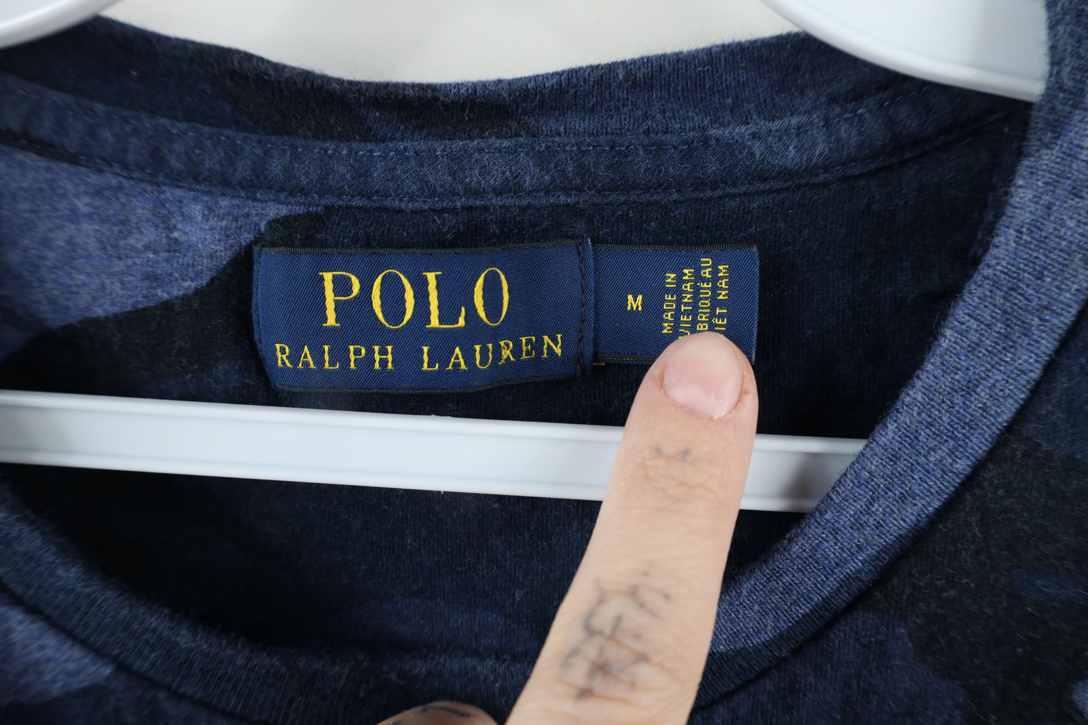 Ralph Lauren × Vintage Vintage Ralph Lauren Camouflage Short Sleeve Pocket T-Shirt Size US M / EU 48-50 / 2 - 6 Thumbnail