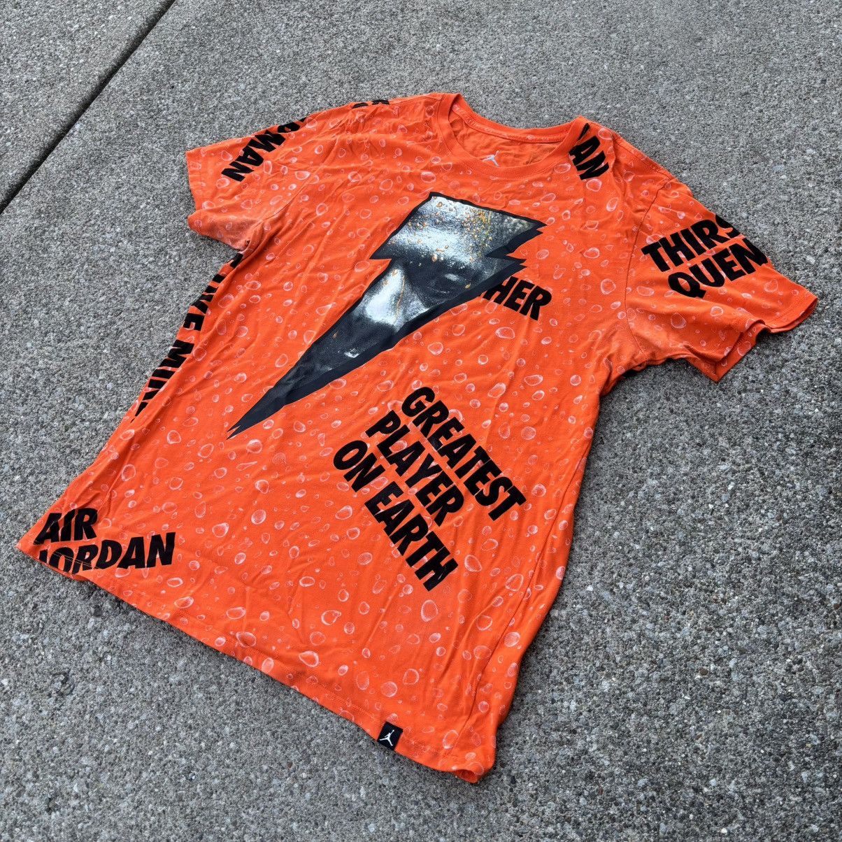 Jordan Brand Size XL-Gatorade X Air Jordan Logo All Over Print USED Size US XL / EU 56 / 4 - 5 Thumbnail