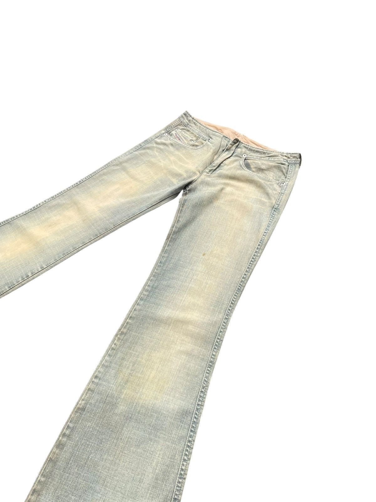 Diesel Vintage Diesel Flare Faded Denim Size 28" / US 6 / IT 42 - 2 Thumbnail