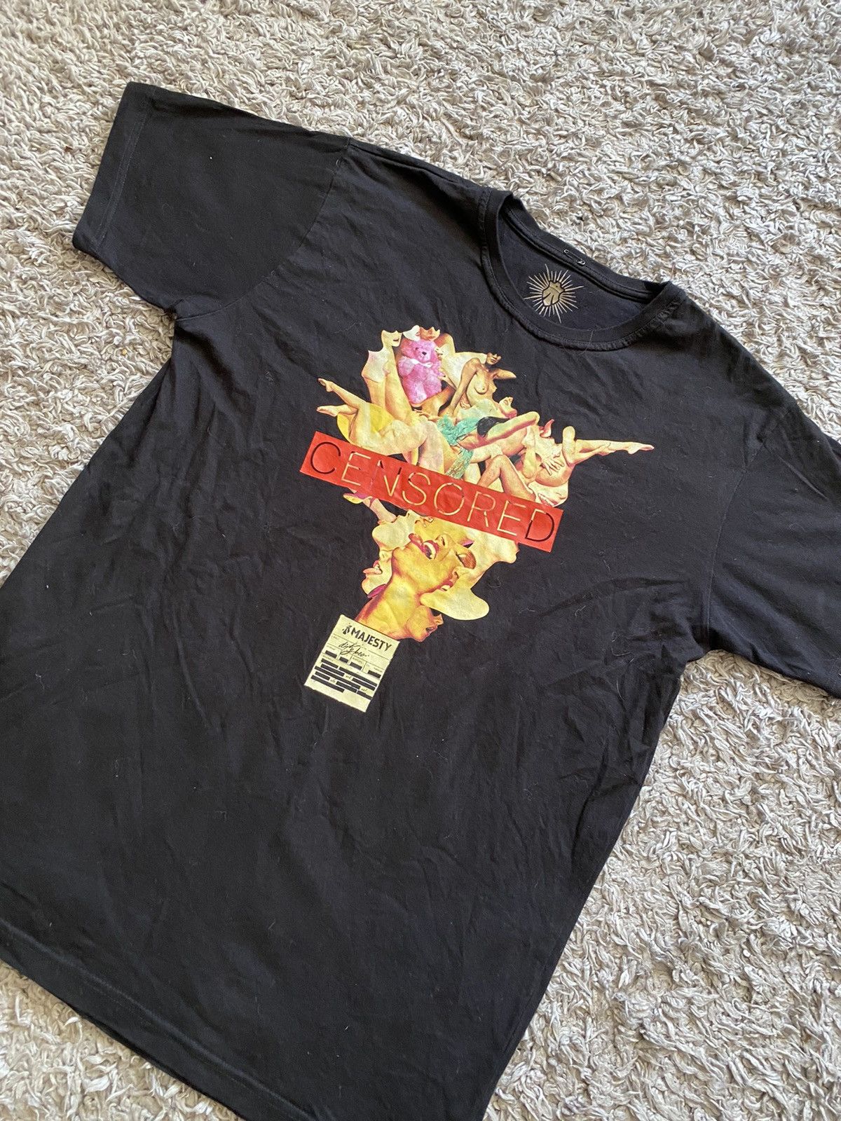 Vintage Majestyskis “Censored” tee Size US L / EU 52-54 / 3 - 3 Thumbnail