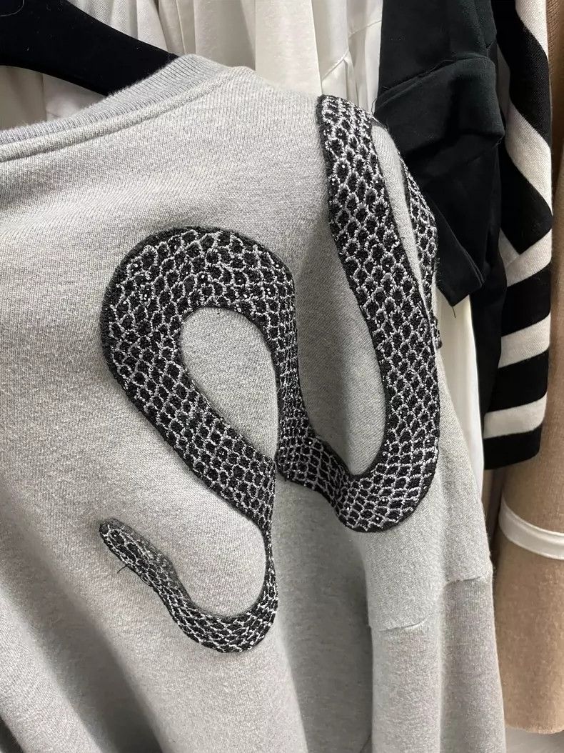 Amiri Amiri black snake sweater Size US S / EU 44-46 / 1 - 5 Thumbnail