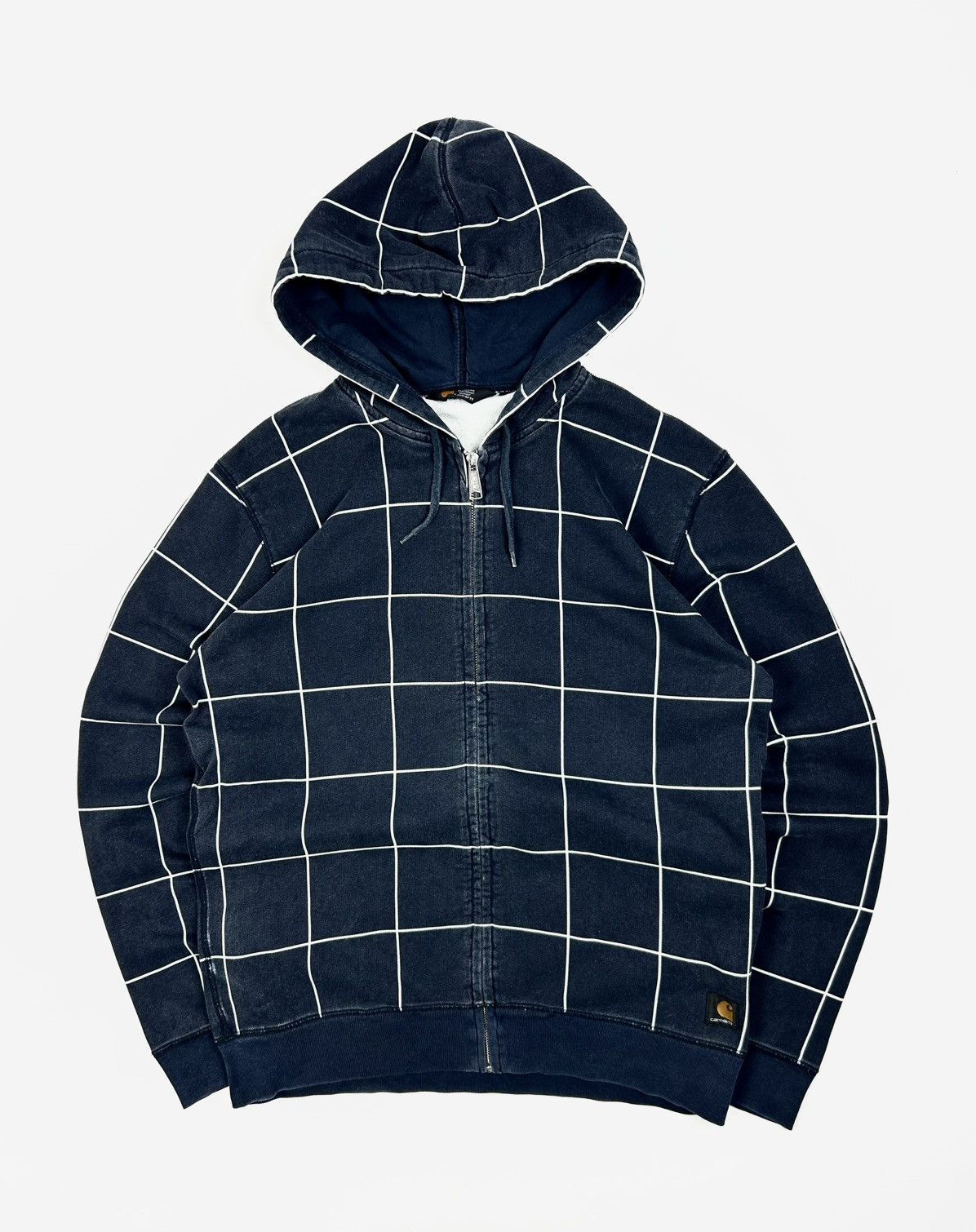 Carhartt Vintage Carhartt Hooded Fence Jacket Plaid Hoodie Y2K Size US L / EU 52-54 / 3 - 1 Thumbnail