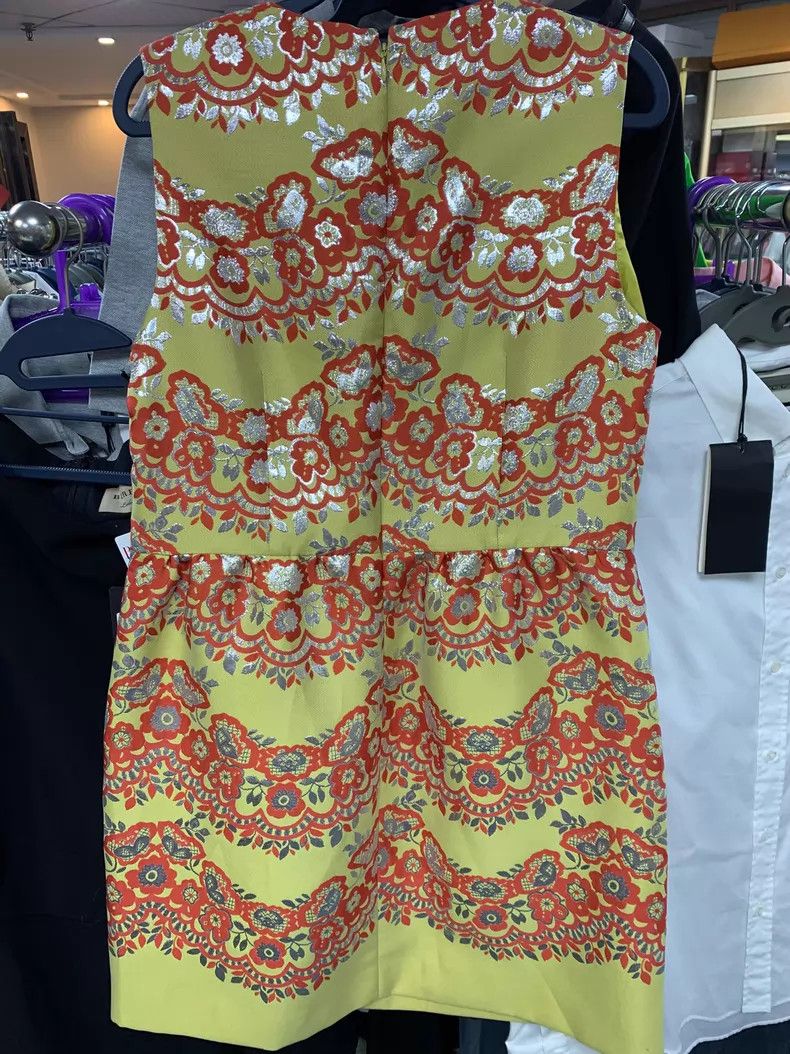 Valentino Valentino Women's yellow embroidered dress Size M / US 6-8 / IT 42-44 - 3 Thumbnail