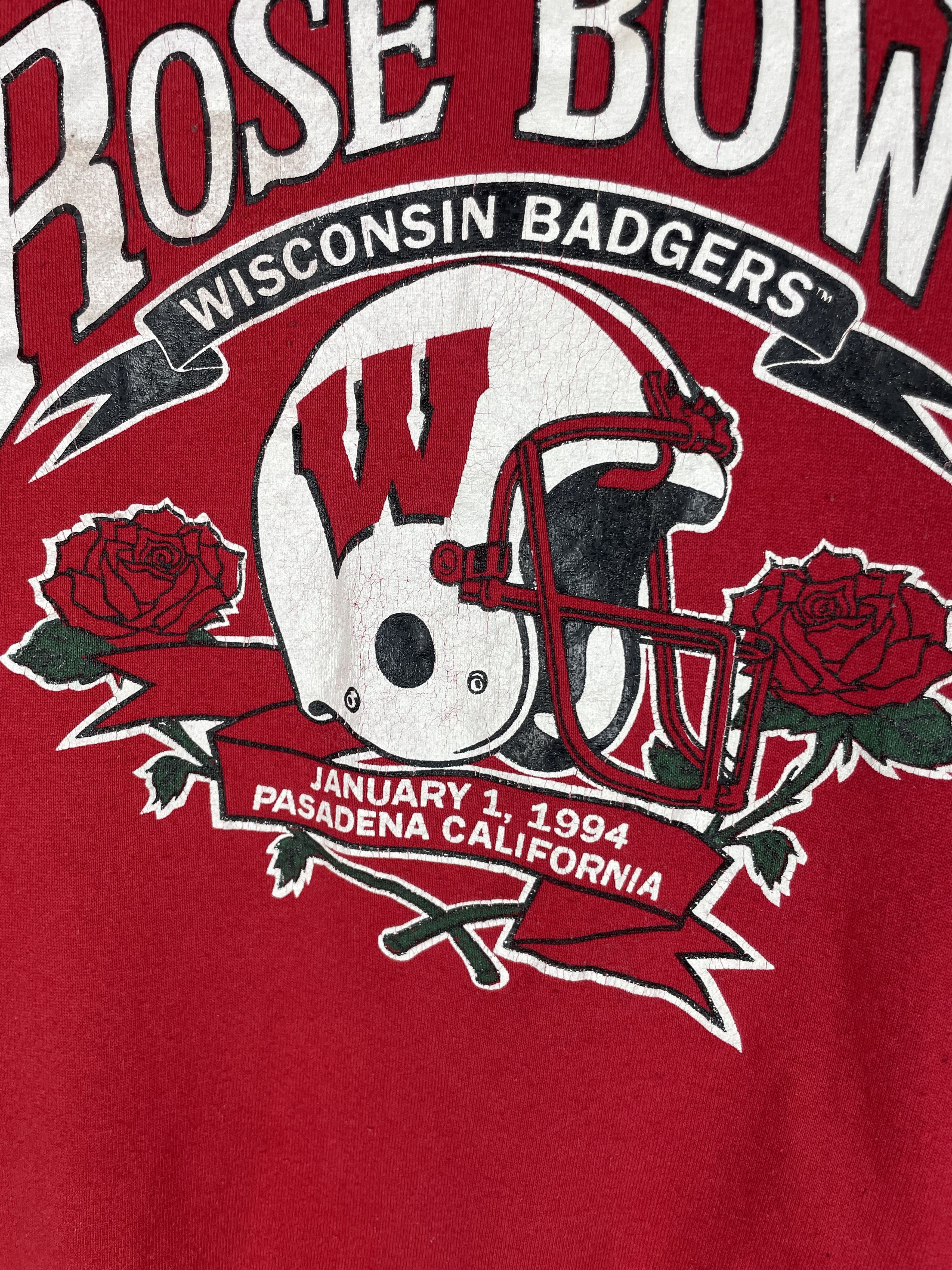 Vintage Rare Vintage 1994 Wisconsin Rose Bowl Sweatshirt Size US XL / EU 56 / 4 - 4 Thumbnail