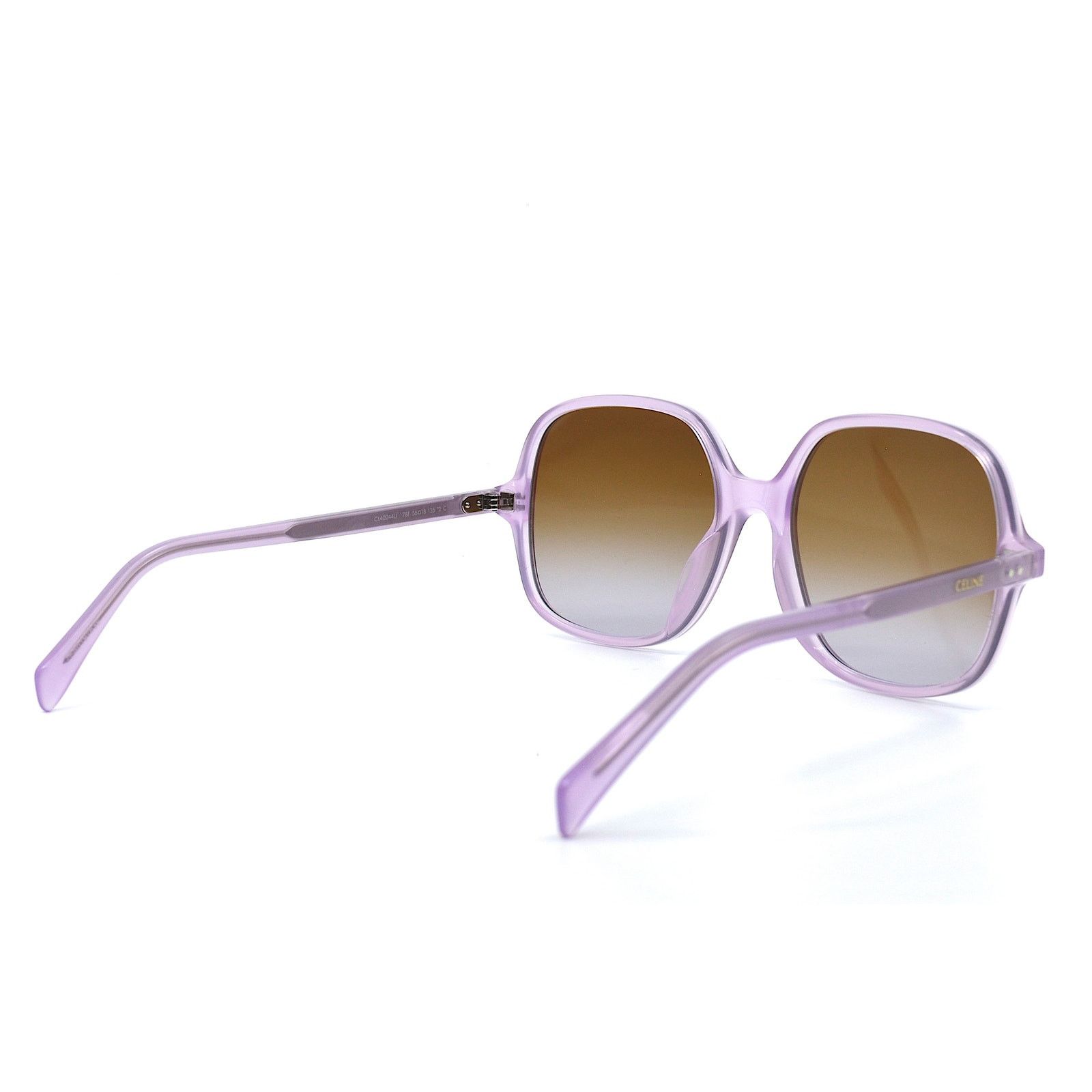 Celine NEW CELINE CL40244U 78F OPAL LILAC BROWN GRADIENT SUNGLASSES Size ONE SIZE - 7 Thumbnail
