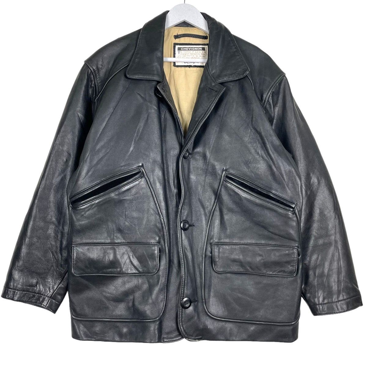 Chevignon × Vintage CHARLES CHEVIGNON LEATHER JACKET 