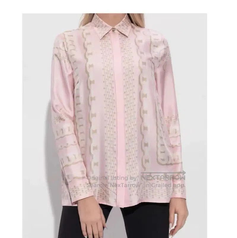 Versace Versace Multicolor Silk Women's Shirt . Size M / US 6-8 / IT 42-44 - 7 Thumbnail