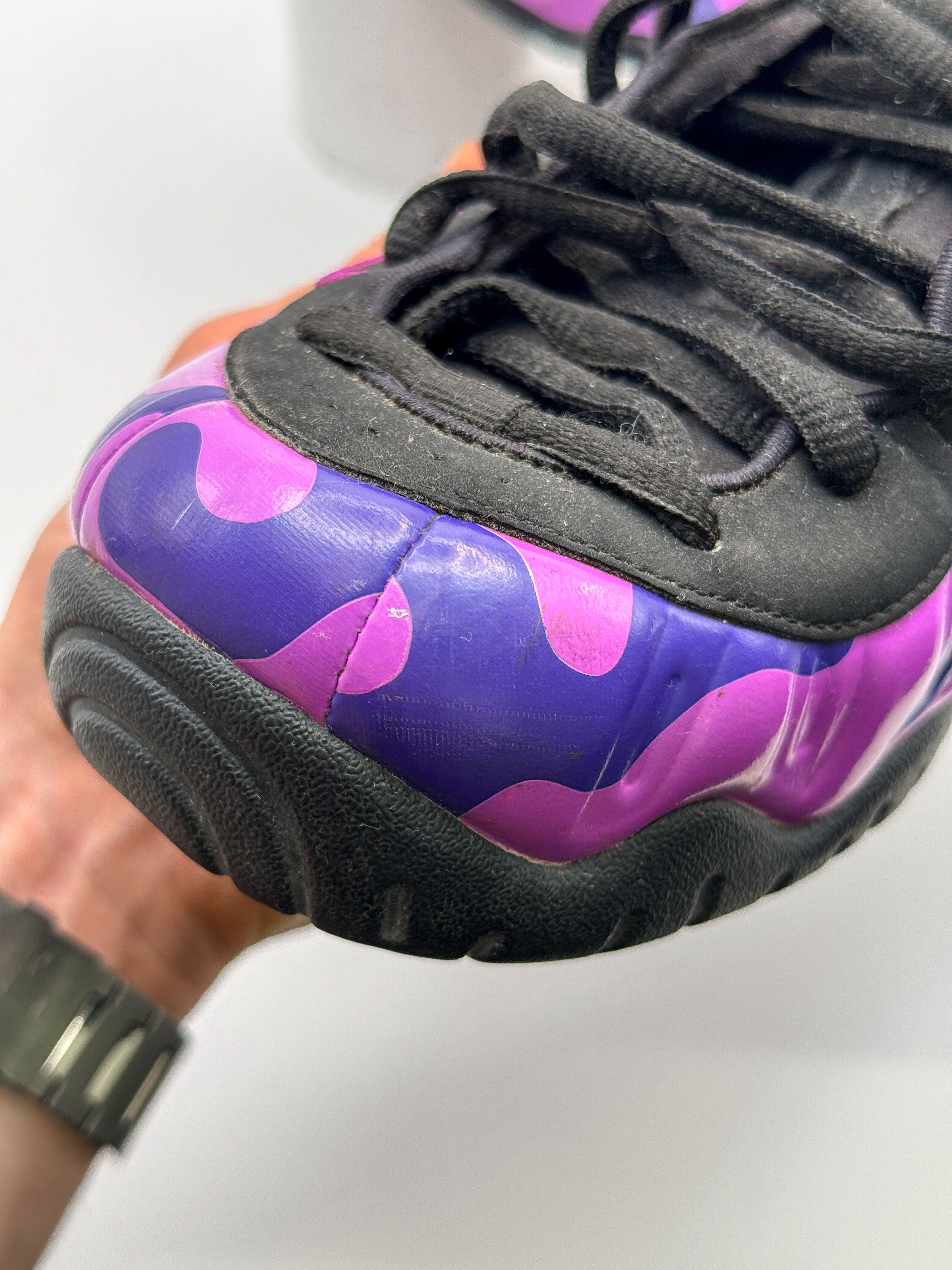 Nike Nike Air Foamposite Pro "Purple Camo" Hyper Violet 2019 Size US 10.5 / EU 43-44 - 8 Thumbnail