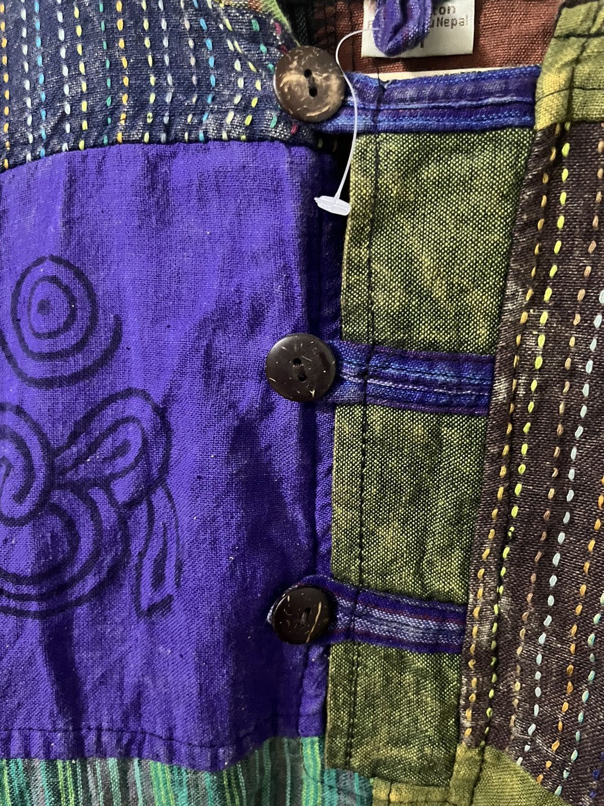 Vintage Nepal Hippie Vintage Patchwork y2k Hoodie Size US M / EU 48-50 / 2 - 4 Thumbnail
