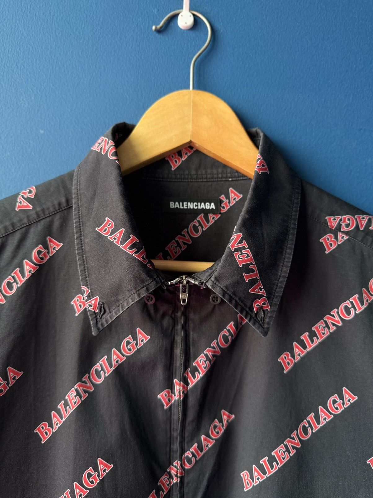 Balenciaga BaLenCiaGa Barrage Zip Black Monogram Size US XL / EU 56 / 4 - 4 Thumbnail