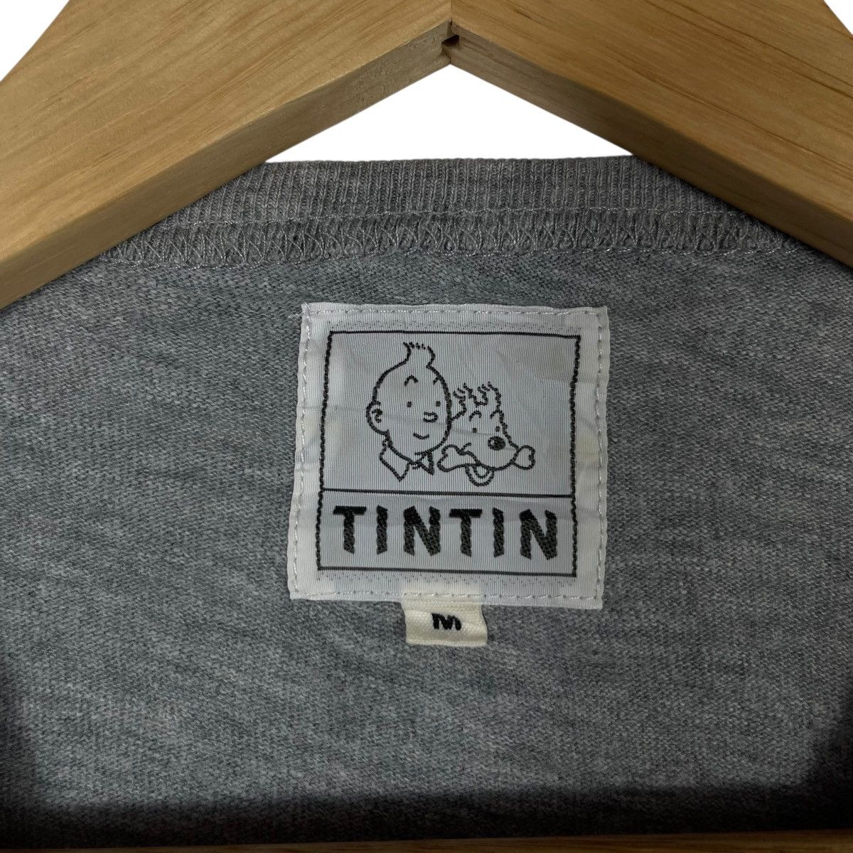 Vintage TINTIN & MILOU GRAPHIC T-SHIRT STREETWEAR VINTAGE El Size US M / EU 48-50 / 2 - 3 Thumbnail