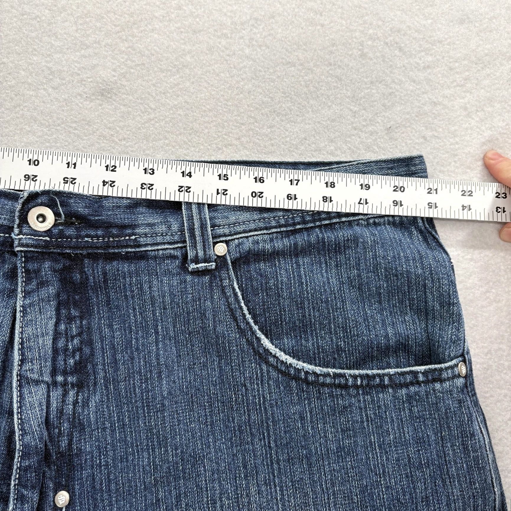 Southpole VINTAGE Southpole Shorts Mens 42 Blue Denim Relaxed Fit 5 Pocket Jorts Hip Hop Shirt Size US 42 / EU 58 - 5 Thumbnail