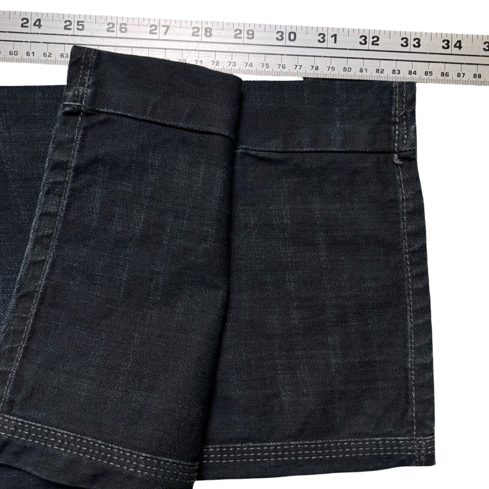 H&M H&M Bragg Dark Wash Flap Pocket Jeans Straight Fit 36 X 34 Size US 36 / EU 52 - 6 Thumbnail
